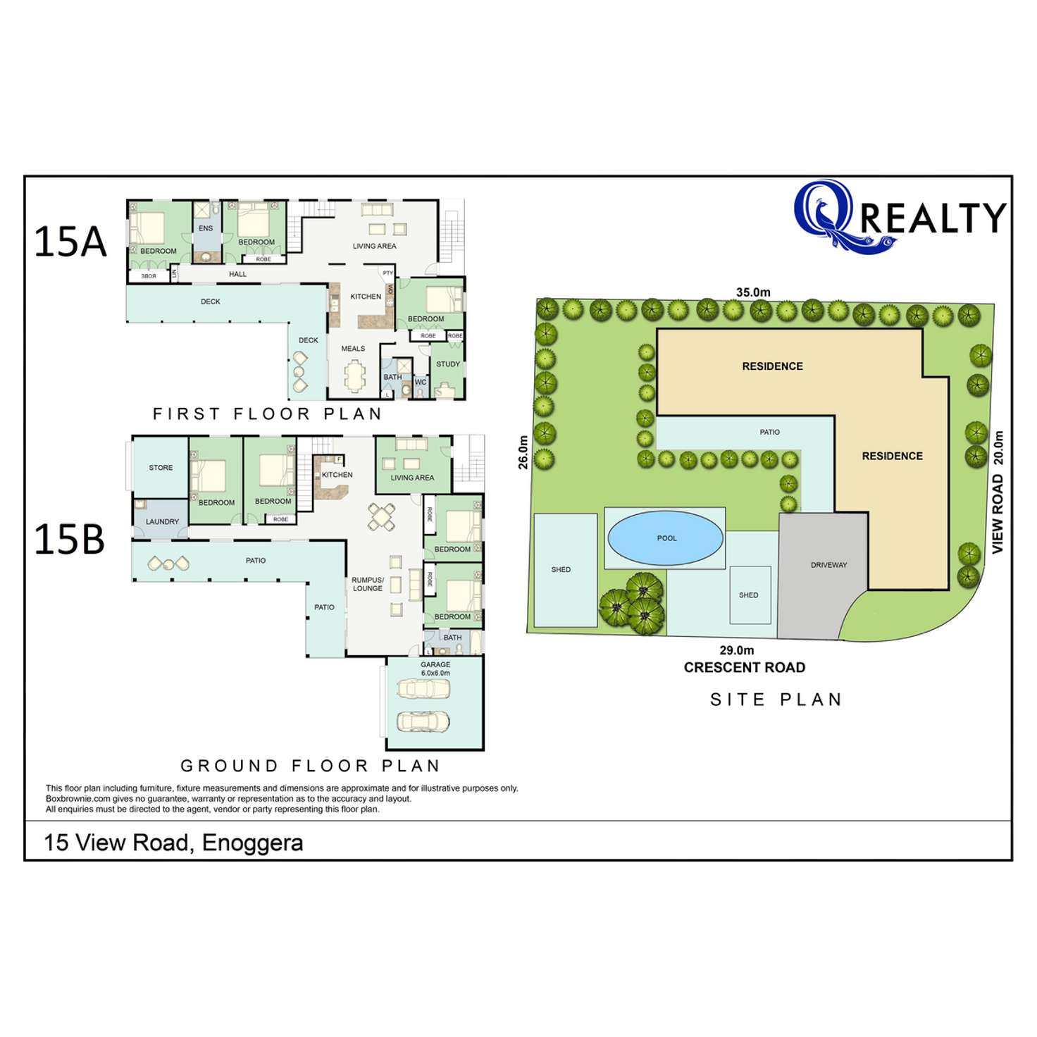 Floorplan of Homely house listing, 15A View Road, Enoggera QLD 4051