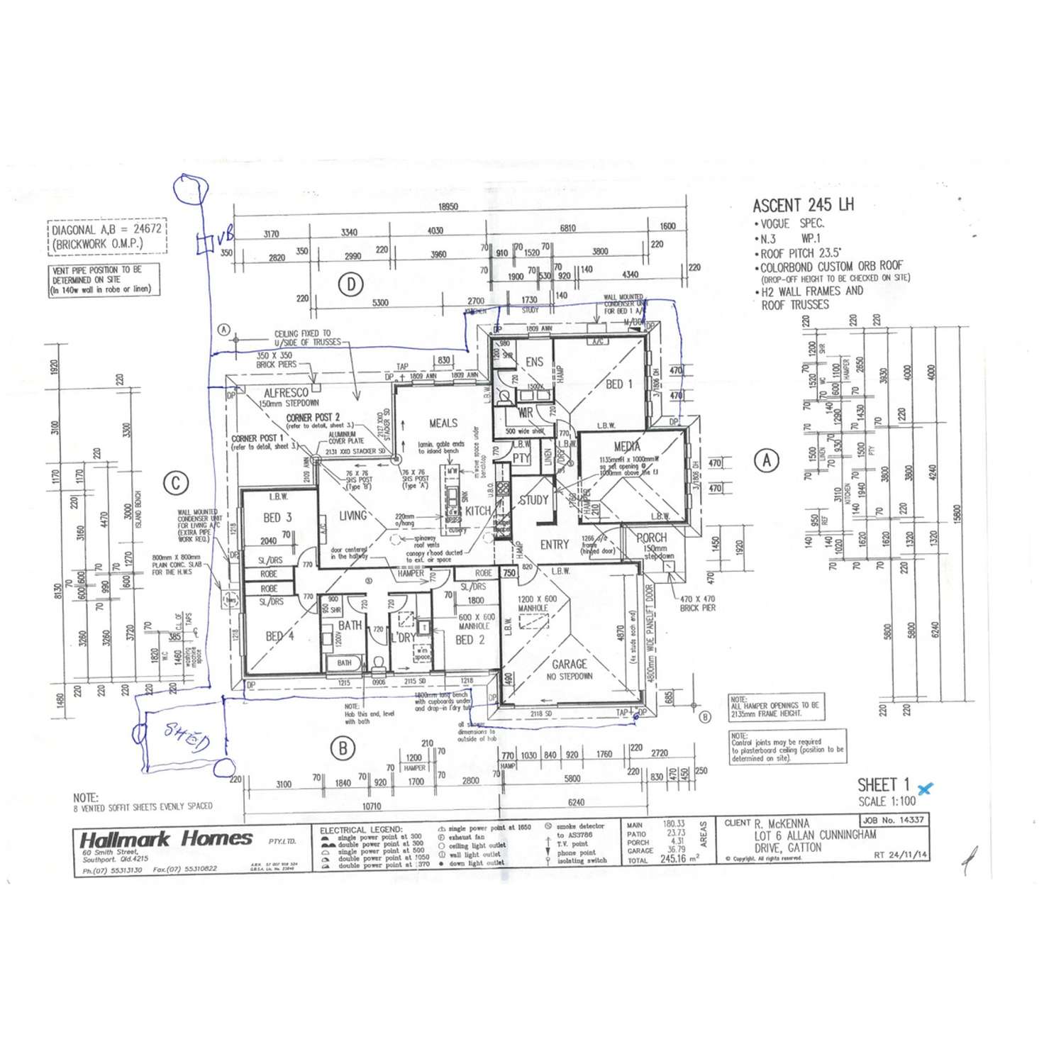 Floorplan of Homely house listing, 32 Allan Cunningham Drive, Gatton QLD 4343