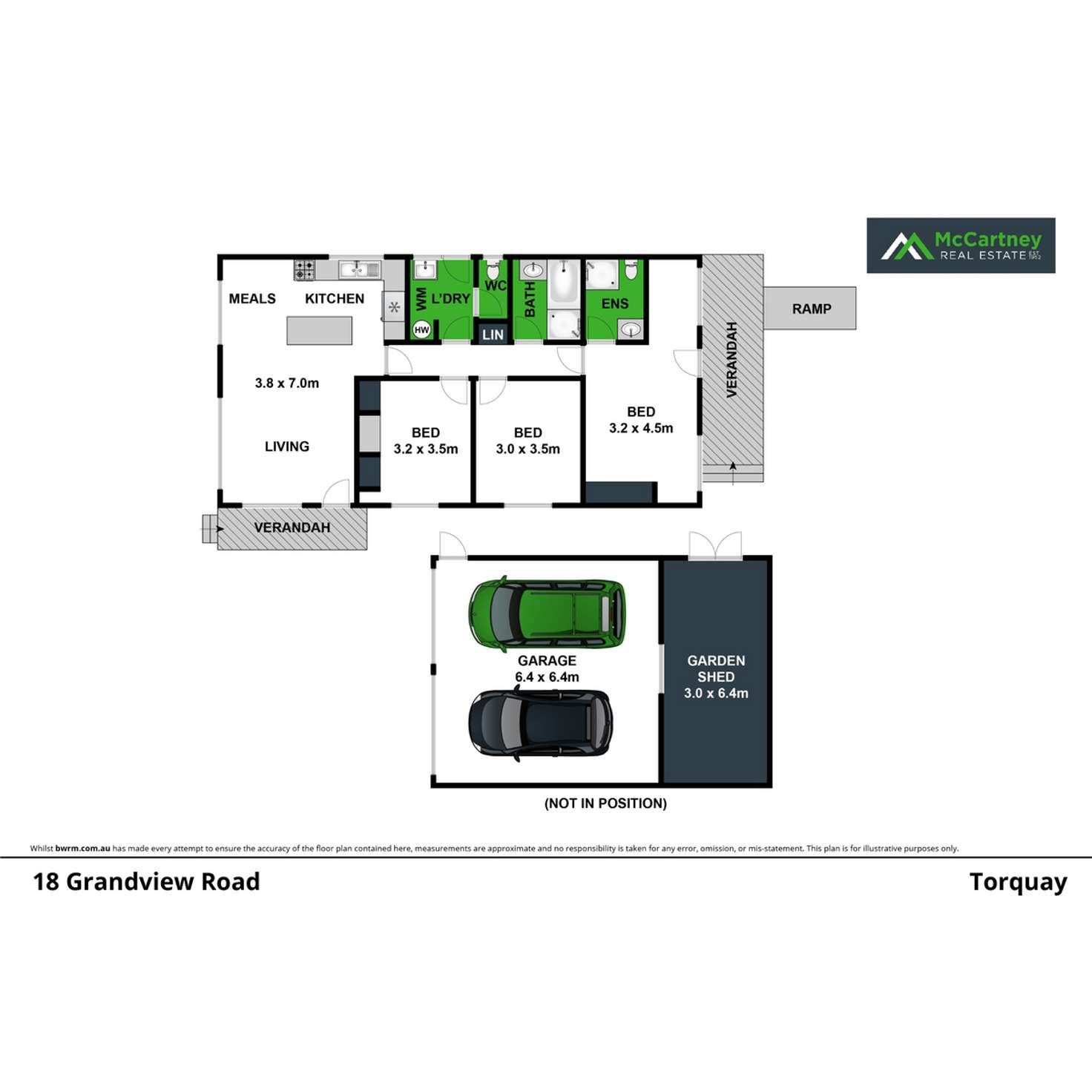 Floorplan of Homely house listing, 18 Grandview Road, Torquay VIC 3228