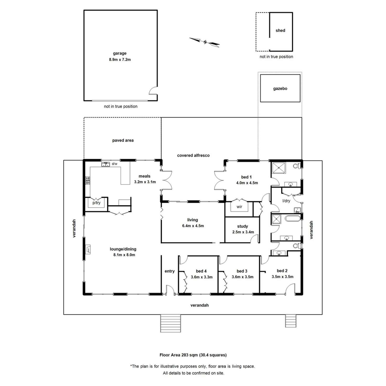 Floorplan of Homely house listing, 17 Paternoster Road, Cockatoo VIC 3781