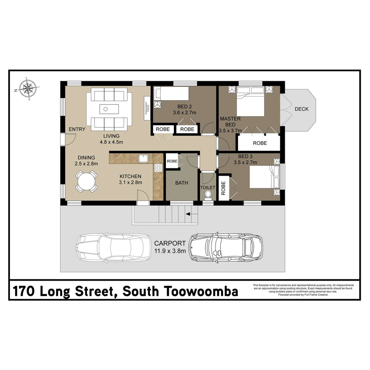 Floorplan of Homely house listing, 170 Long Street, South Toowoomba QLD 4350