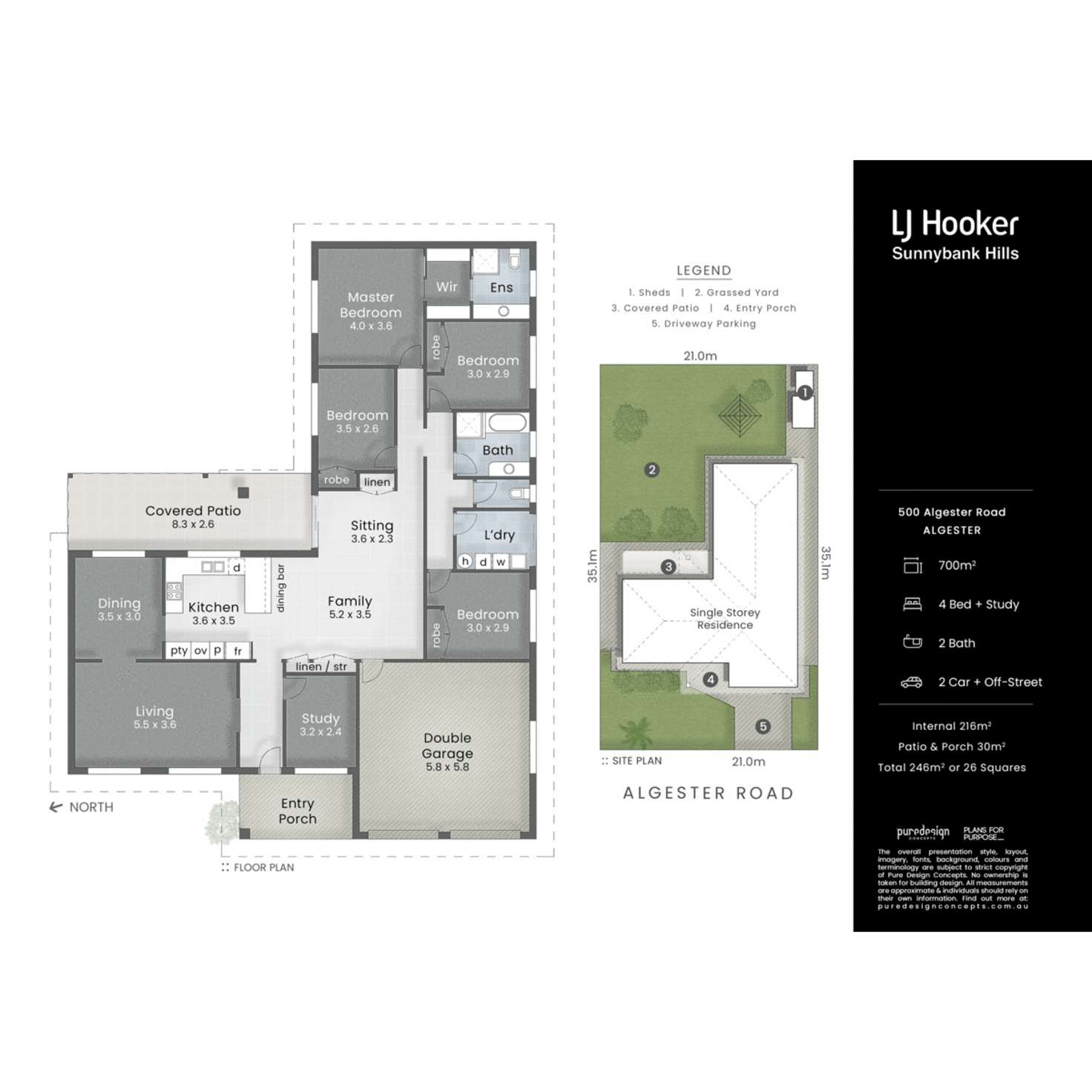 Floorplan of Homely house listing, 500 Algester Road, Algester QLD 4115