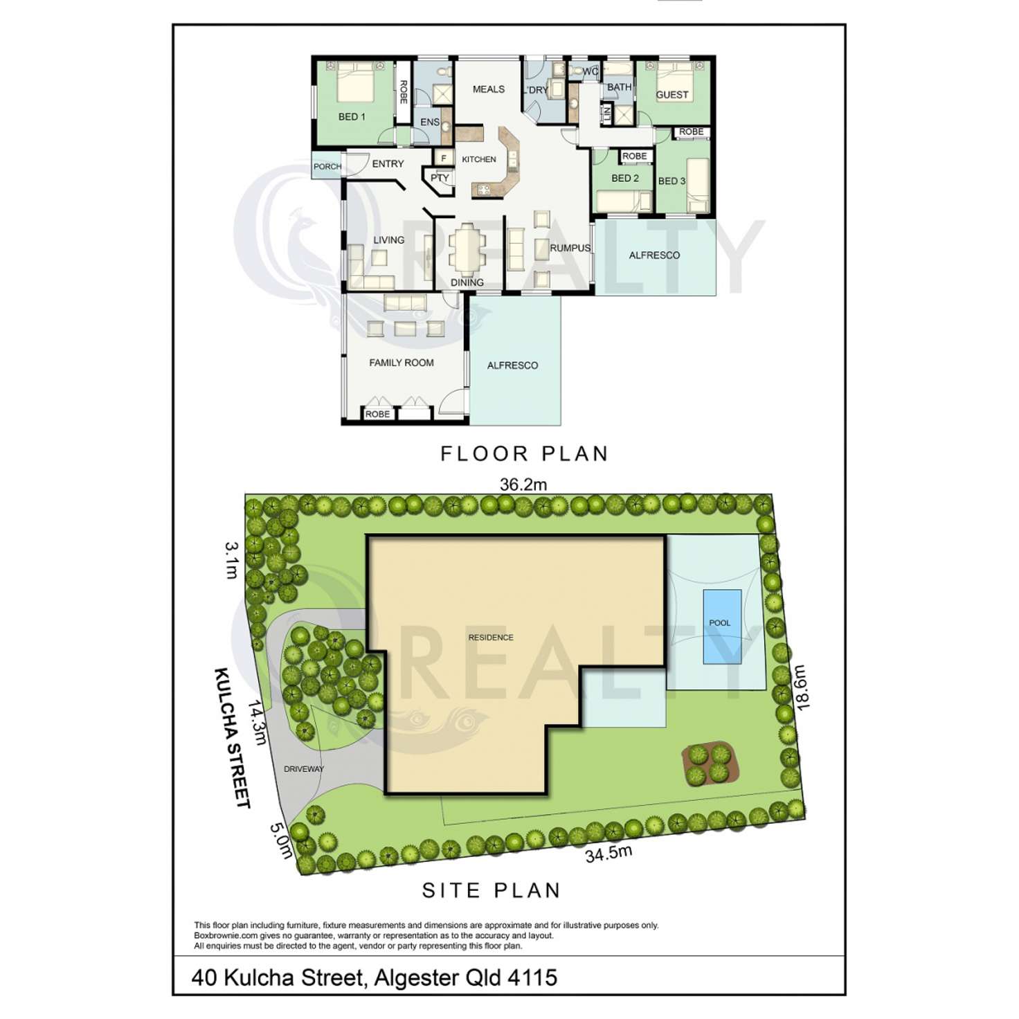 Floorplan of Homely house listing, 40 Kulcha Street, Algester QLD 4115