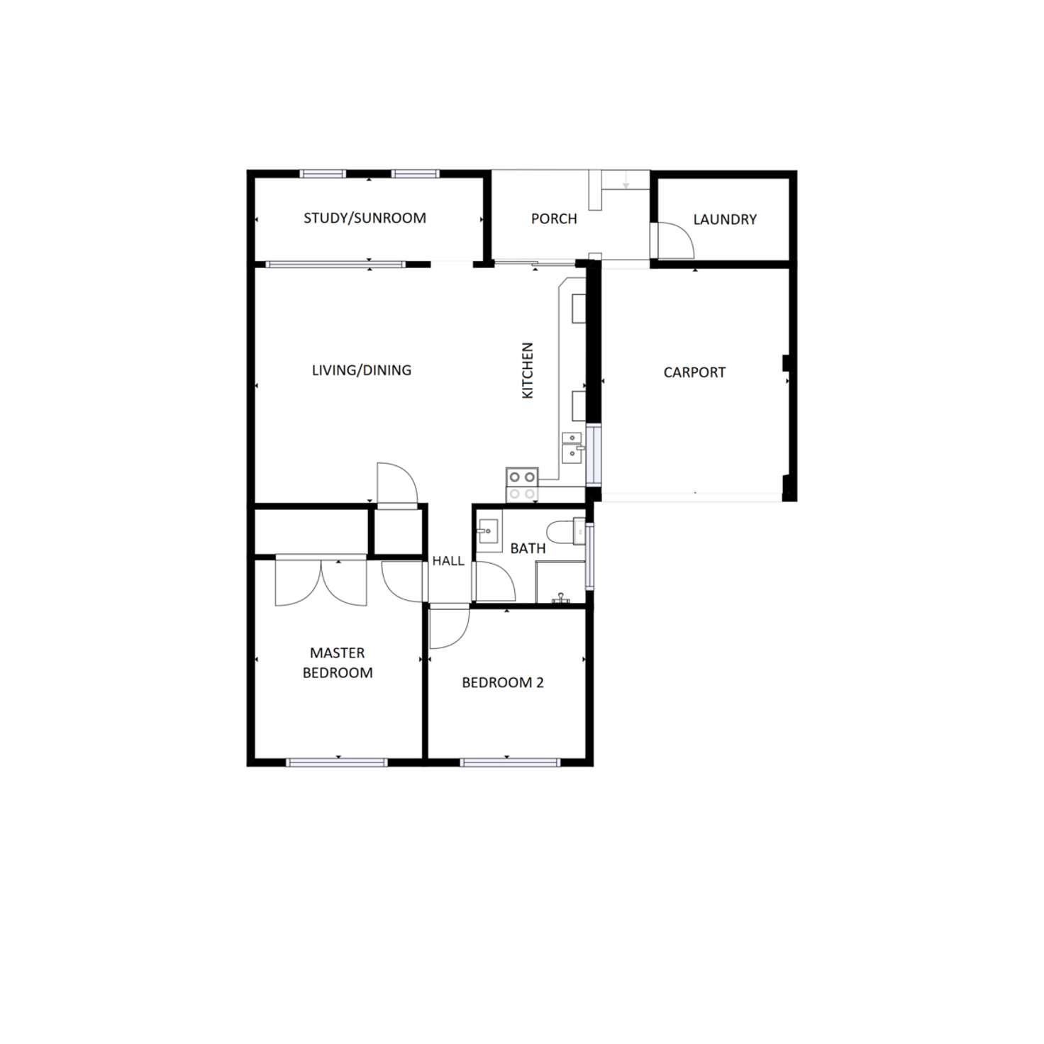 Floorplan of Homely apartment listing, 4/522 Hill Street, Albury NSW 2640