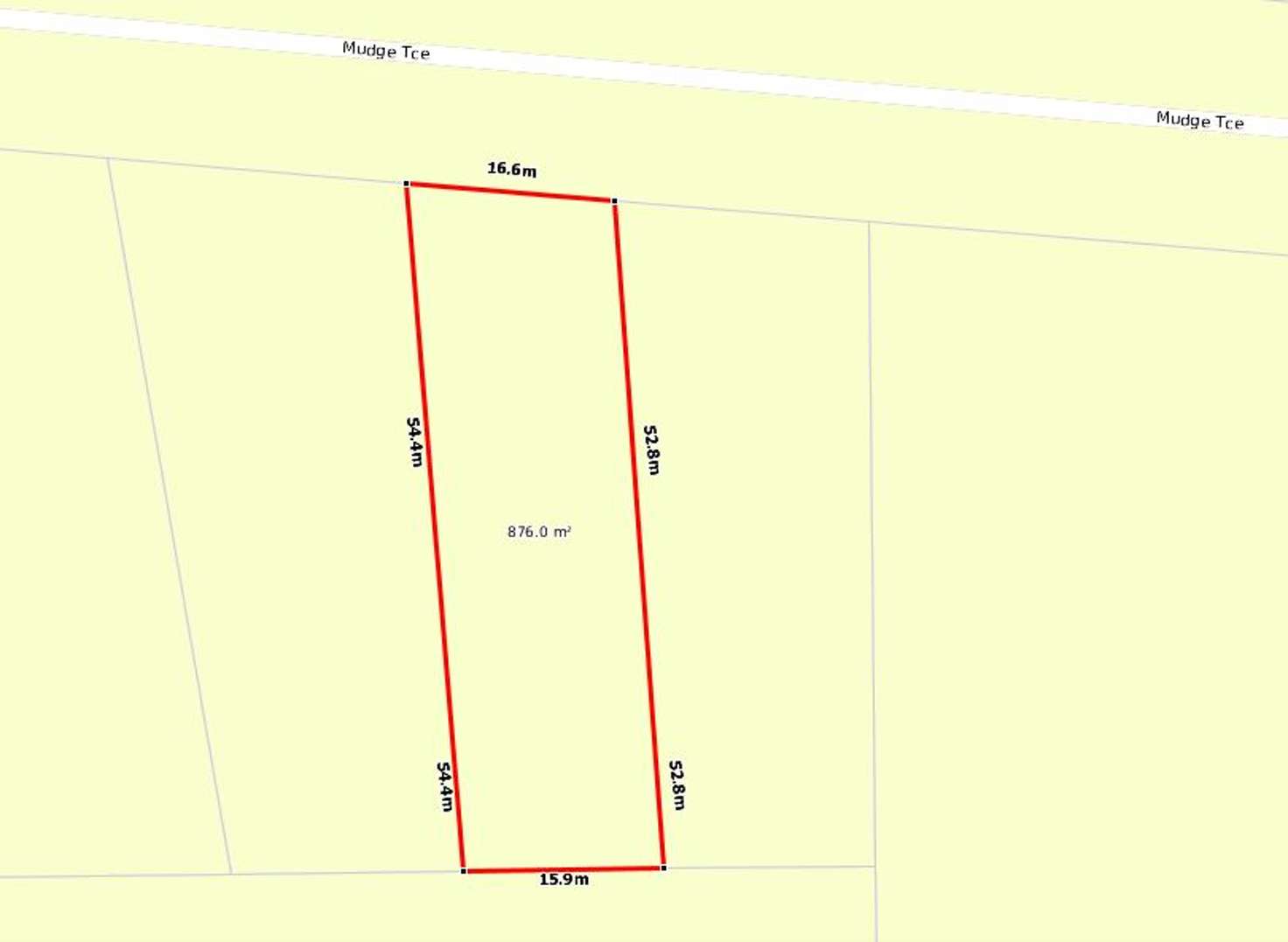 Floorplan of Homely residentialLand listing, 14 Mudge Terrace, Streaky Bay SA 5680