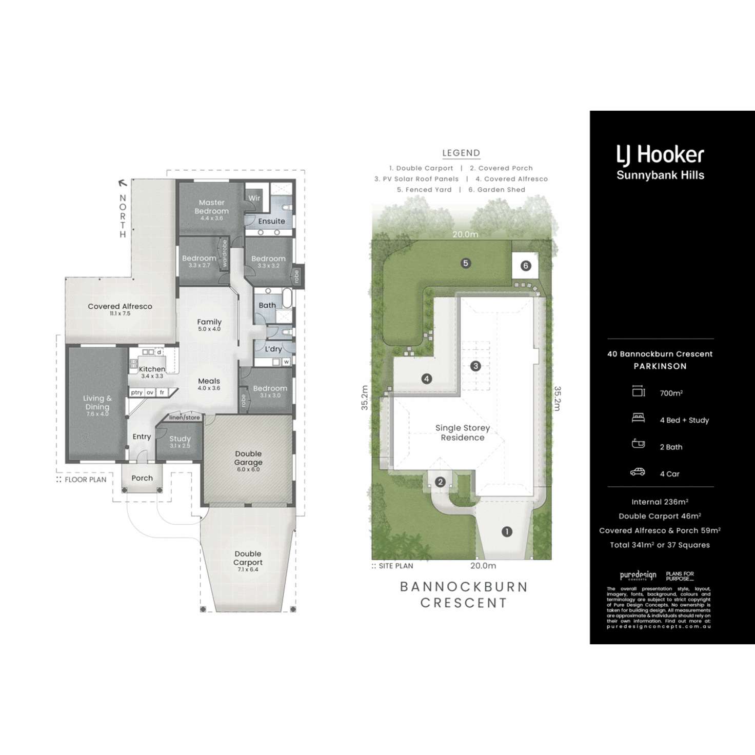 Floorplan of Homely house listing, 40 Bannockburn Crescent, Parkinson QLD 4115