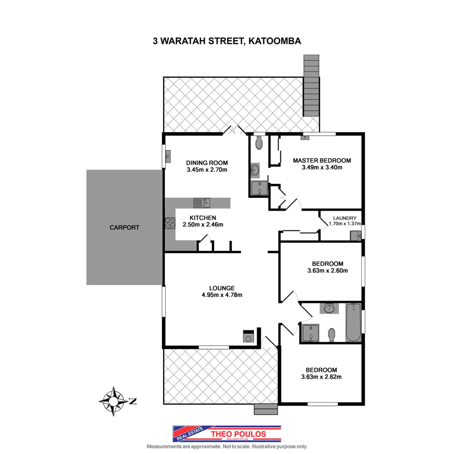 Floorplan of Homely house listing, 3 Waratah Street, Katoomba NSW 2780