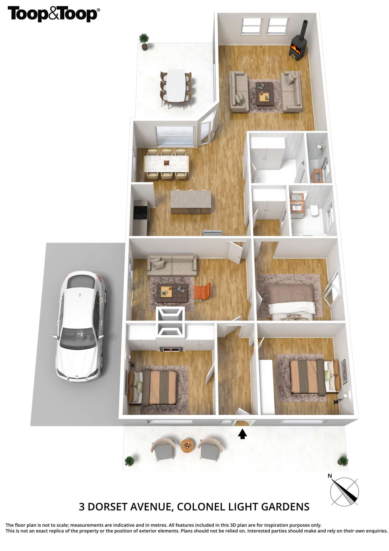 Floorplan of Homely house listing, 3 Dorset Avenue, Colonel Light Gardens SA 5041