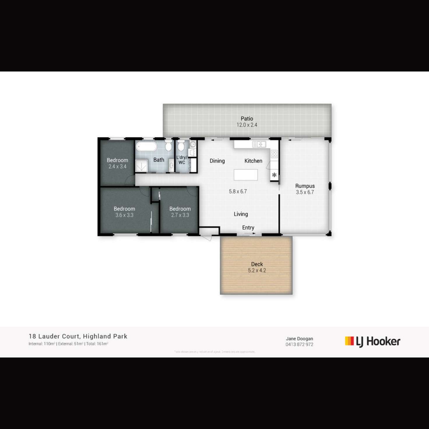 Floorplan of Homely house listing, 18 Lauder Court, Highland Park QLD 4211