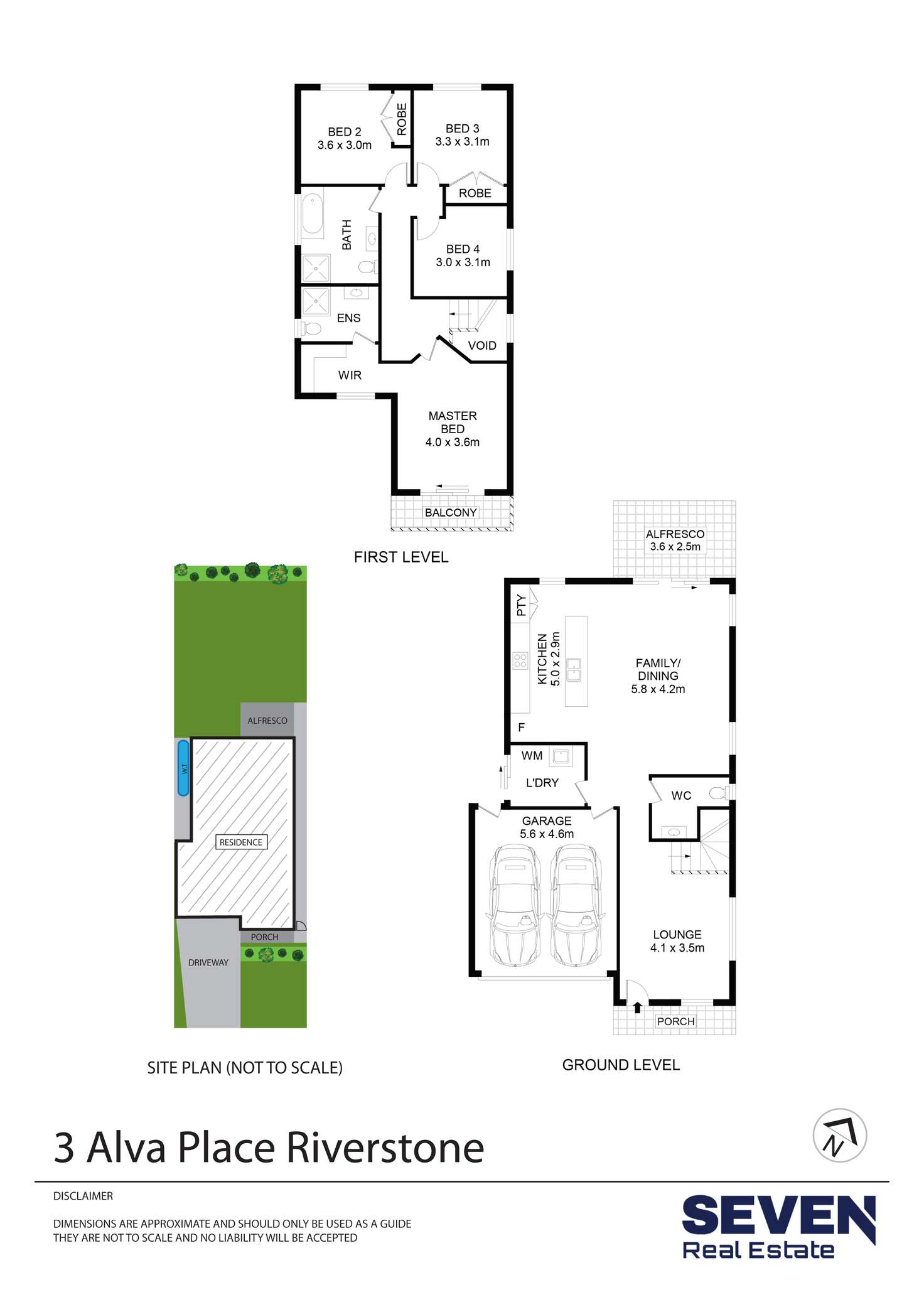 Floorplan of Homely house listing, 3 Alva Place, Riverstone NSW 2765