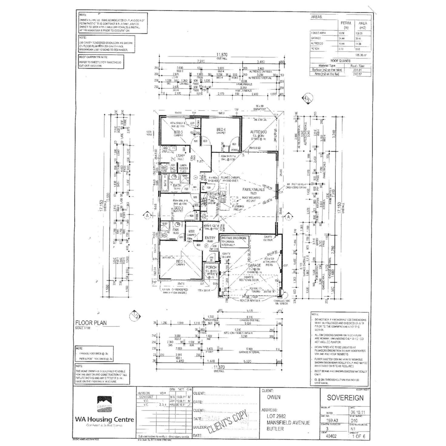 Floorplan of Homely house listing, 49 Mansfield Avenue, Butler WA 6036