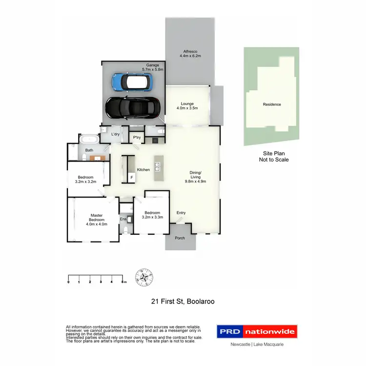 Floorplan of Homely house listing, 21 First Street, Boolaroo NSW 2284