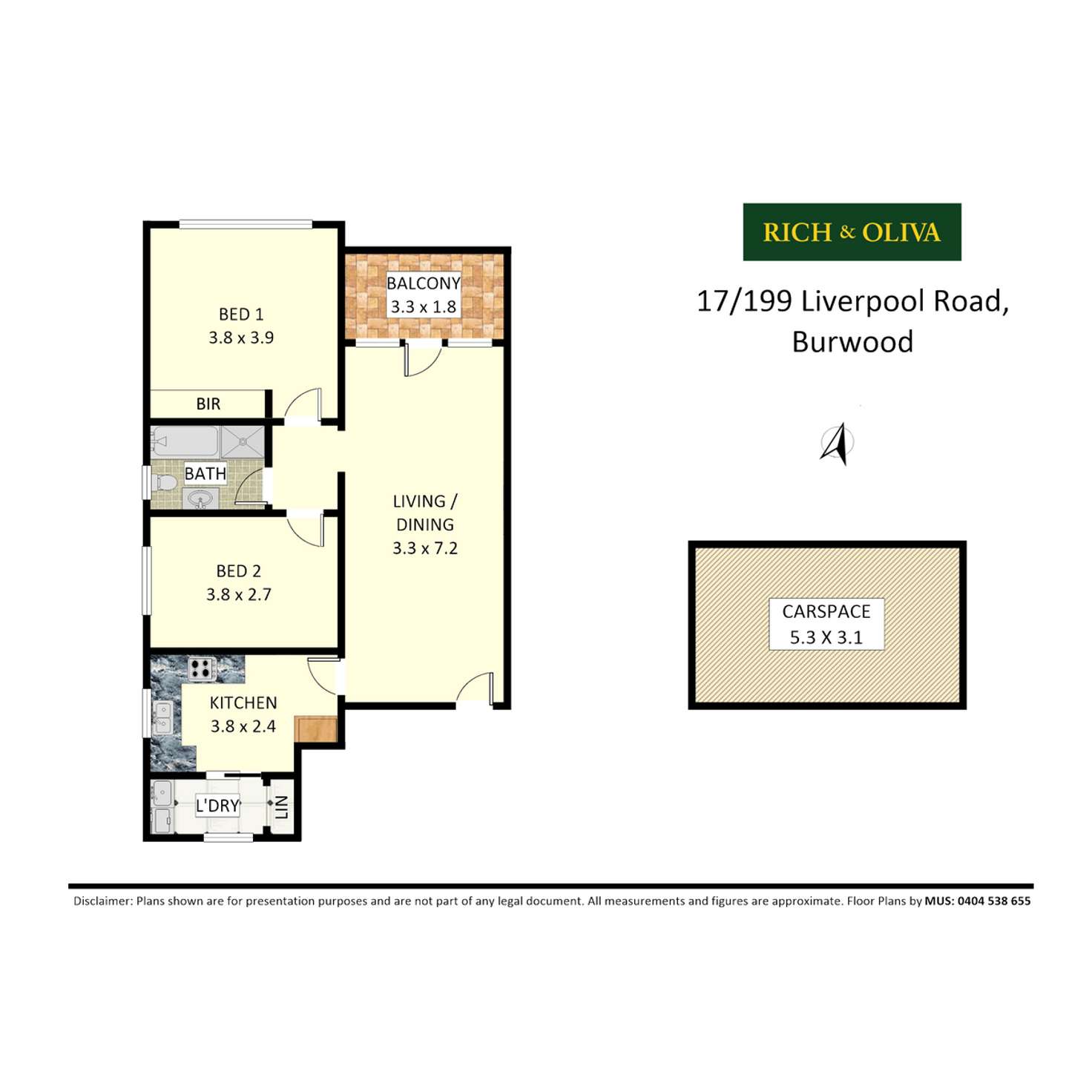 Floorplan of Homely apartment listing, 17/199 Liverpool Road, Burwood NSW 2134