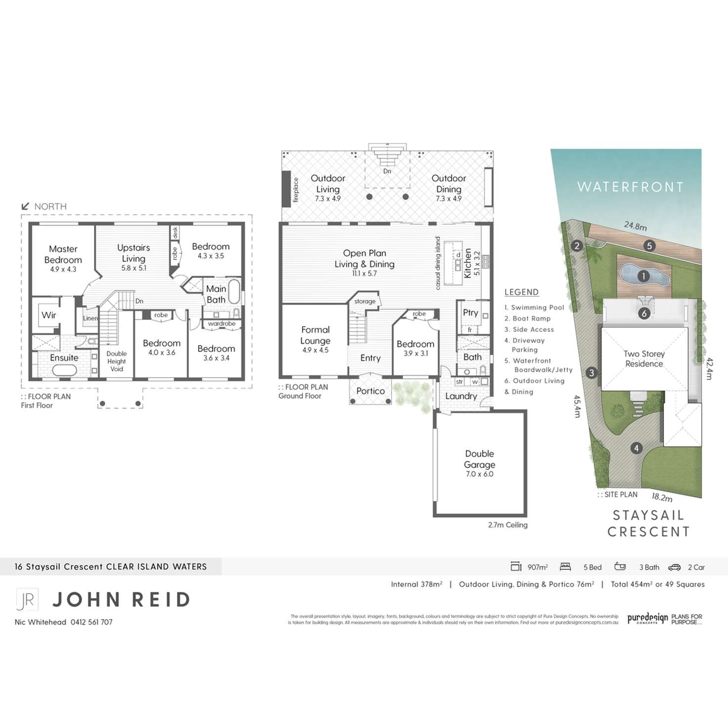 Floorplan of Homely house listing, 16 Staysail Crescent, Clear Island Waters QLD 4226