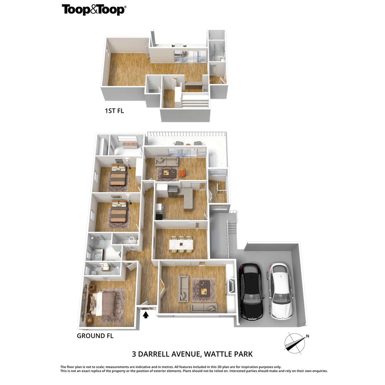 Floorplan of Homely house listing, 3 Darrell Avenue, Wattle Park SA 5066