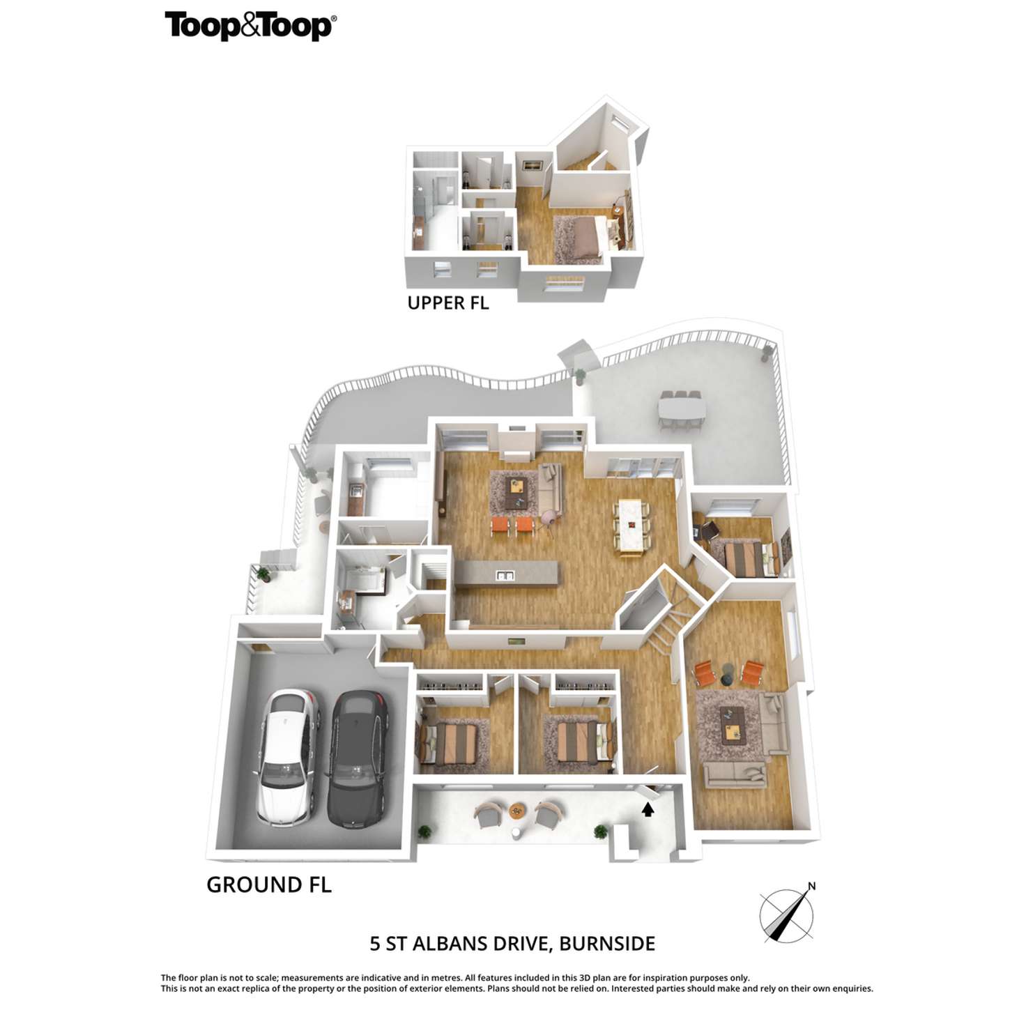 Floorplan of Homely house listing, 5 St Albans Drive, Burnside SA 5066