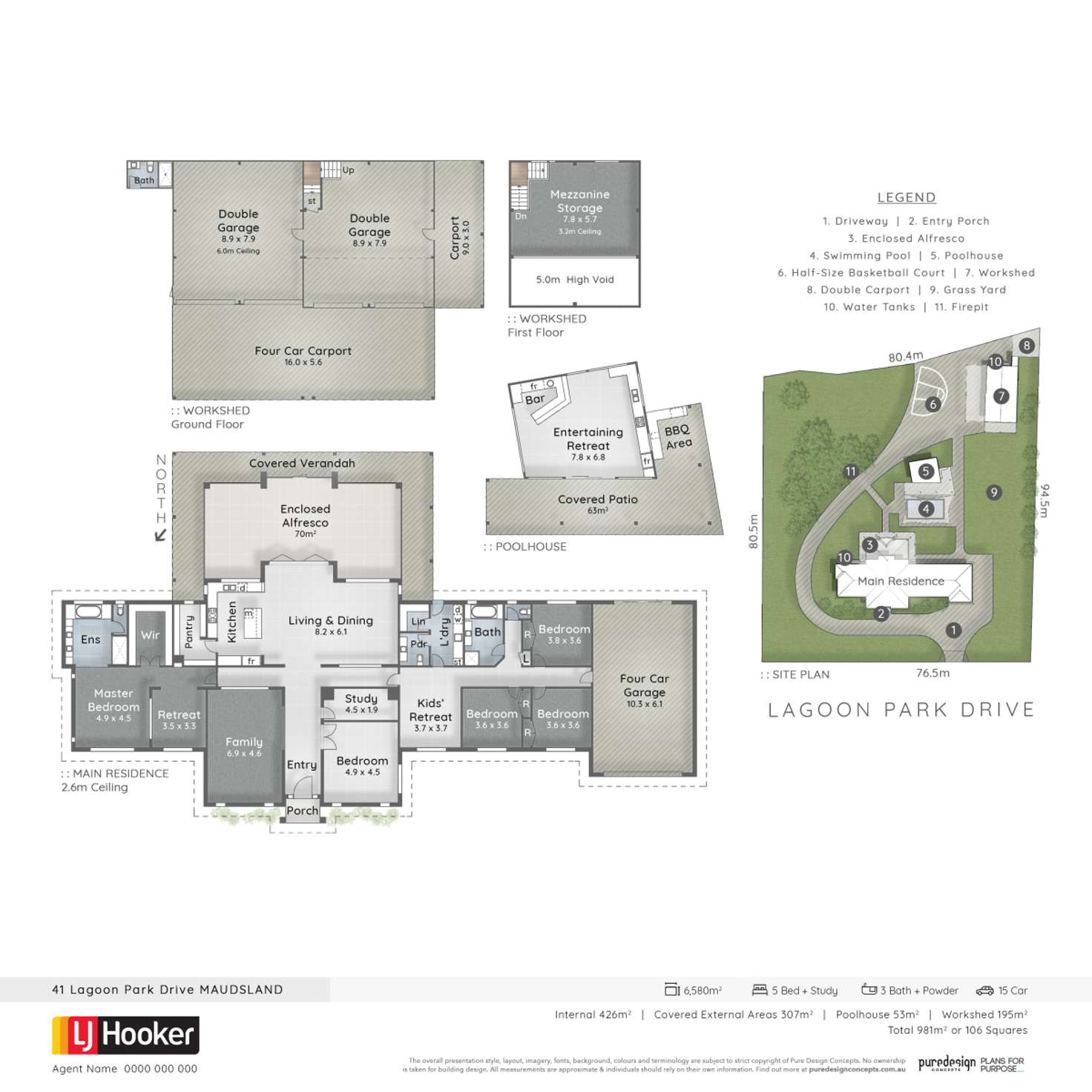Floorplan of Homely house listing, 41 Lagoon Park Drive, Maudsland QLD 4210