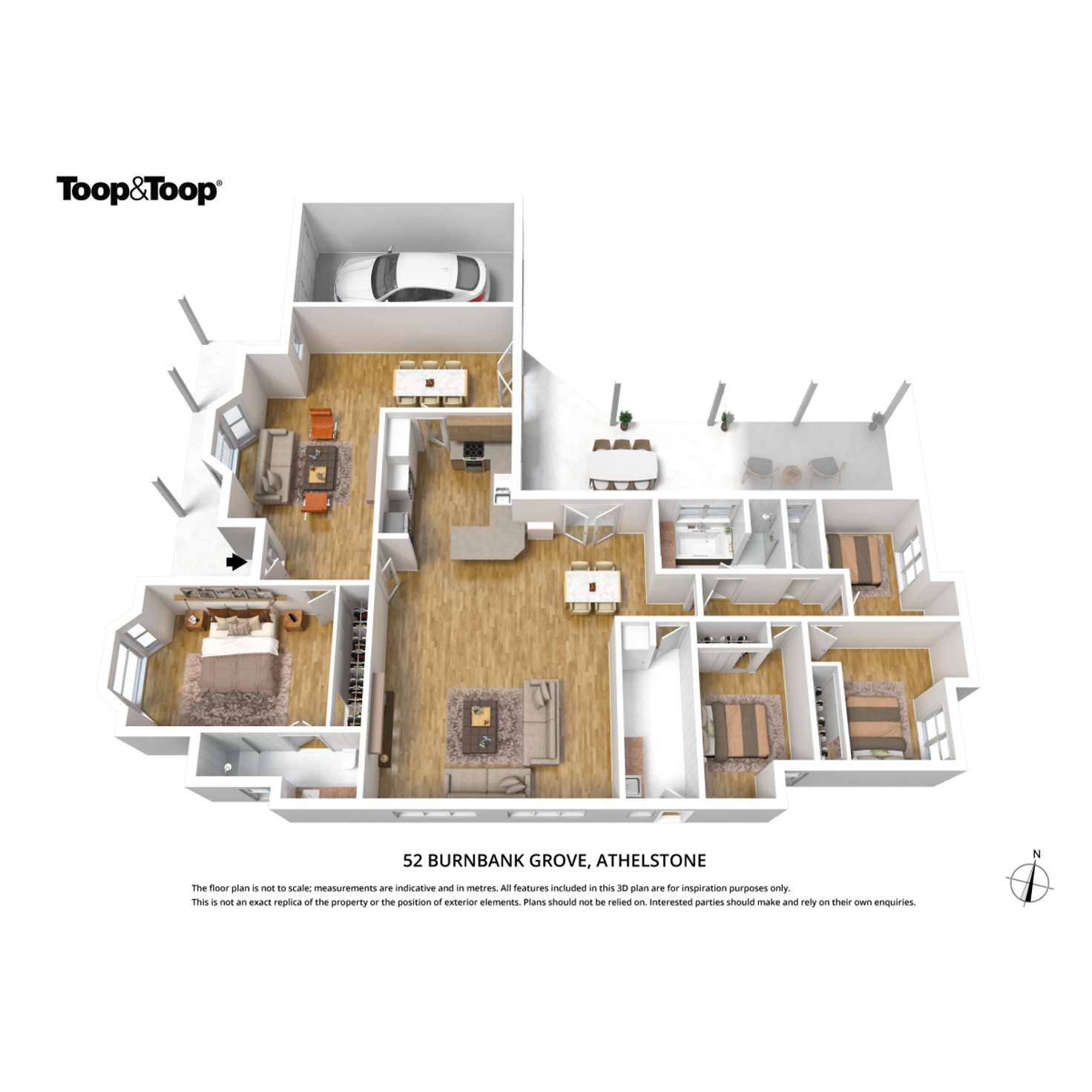 Floorplan of Homely house listing, 52 Burnbank Grove, Athelstone SA 5076
