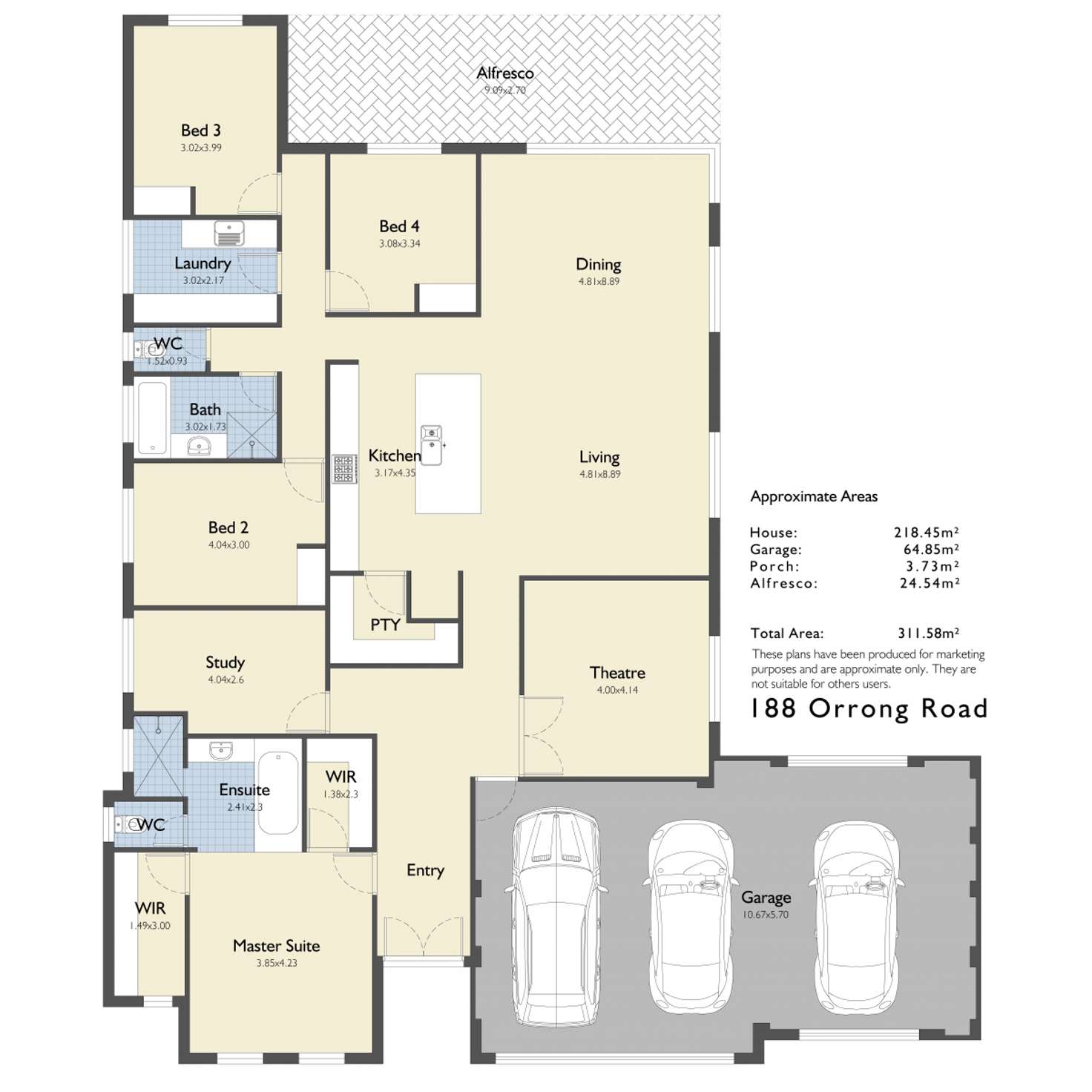 Floorplan of Homely house listing, 188 Orrong Road, Lathlain WA 6100