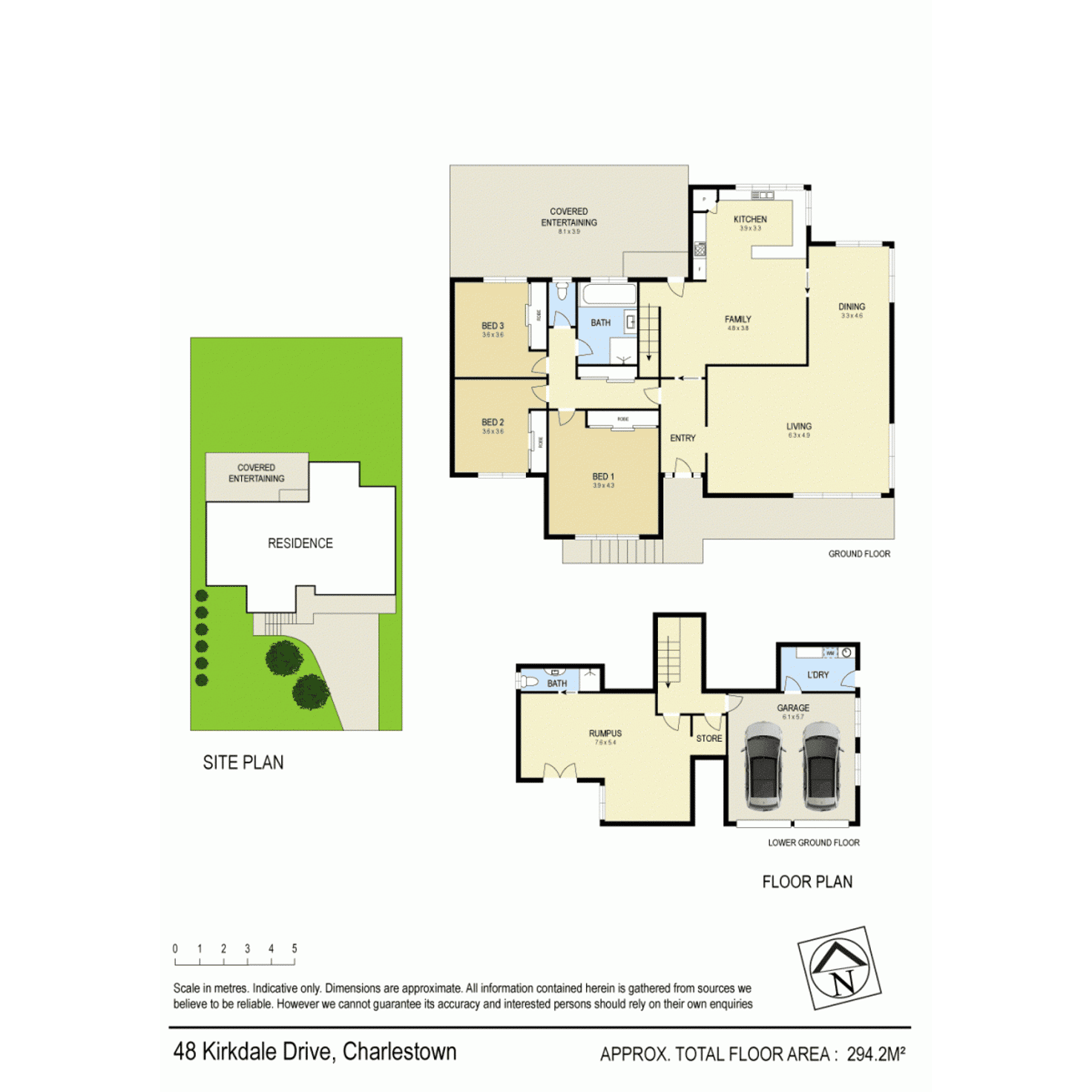 Floorplan of Homely house listing, 48 Kirkdale Drive, Charlestown NSW 2290