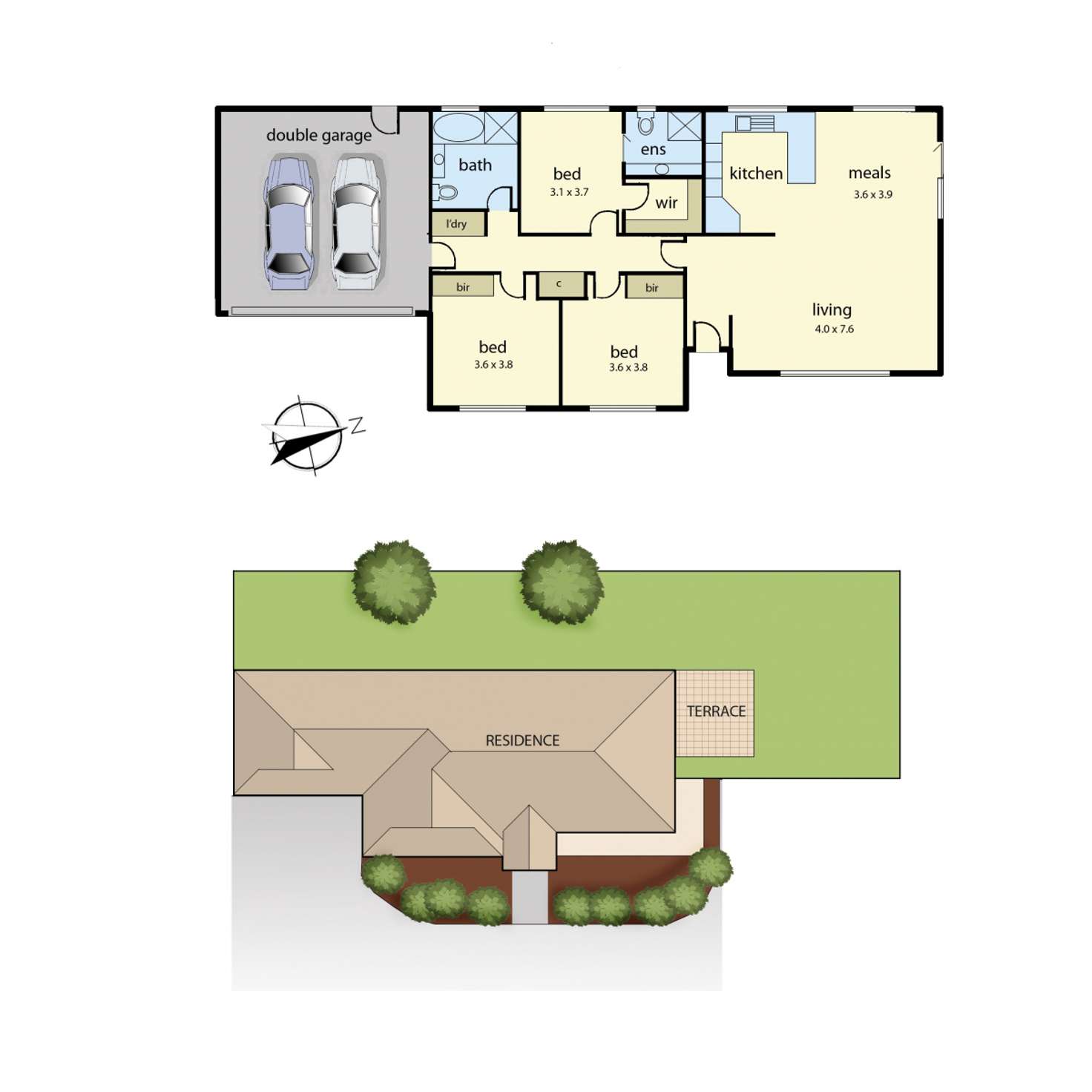 Floorplan of Homely unit listing, 4/18 Grandview Grove, Baxter VIC 3911