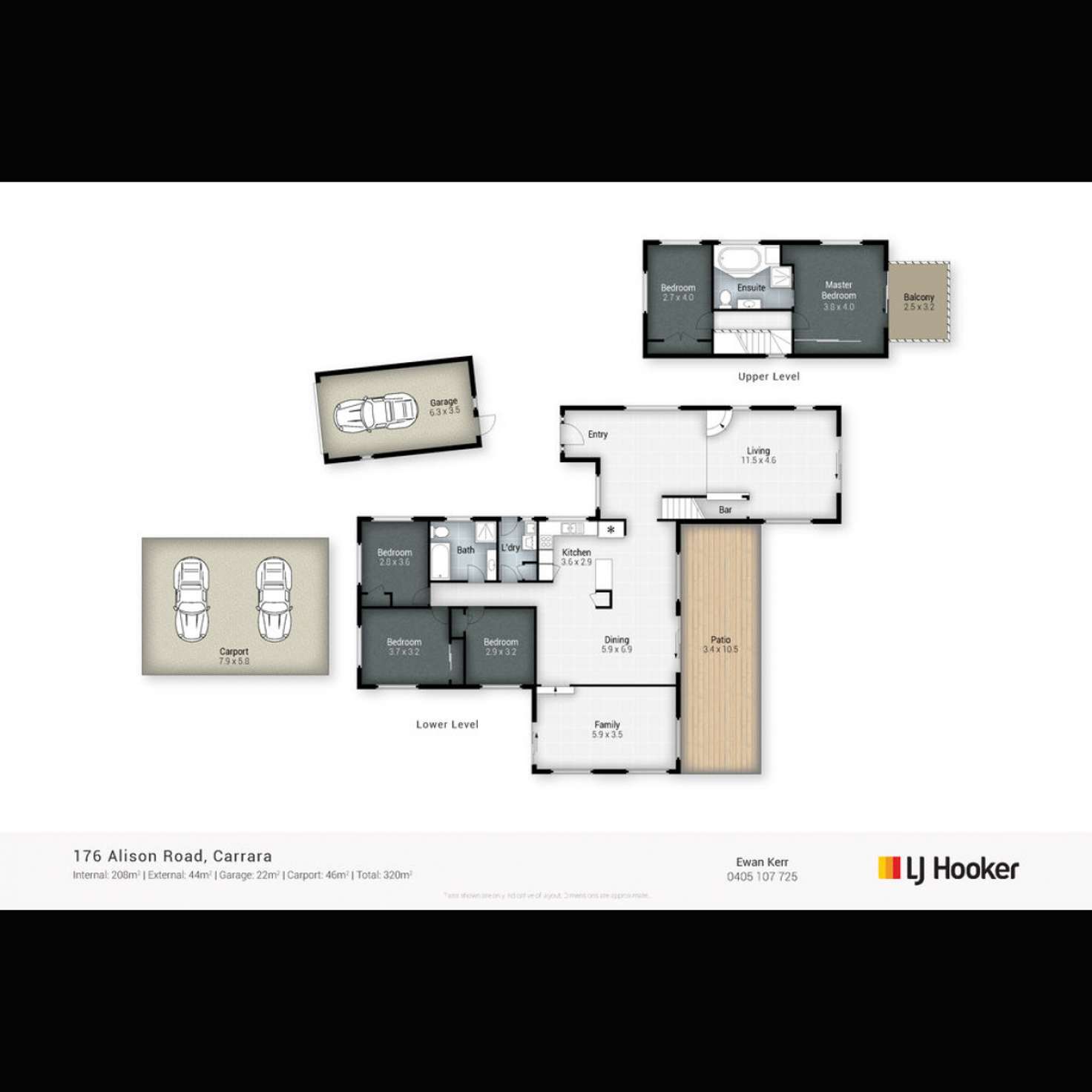 Floorplan of Homely house listing, 176 Alison Road, Carrara QLD 4211