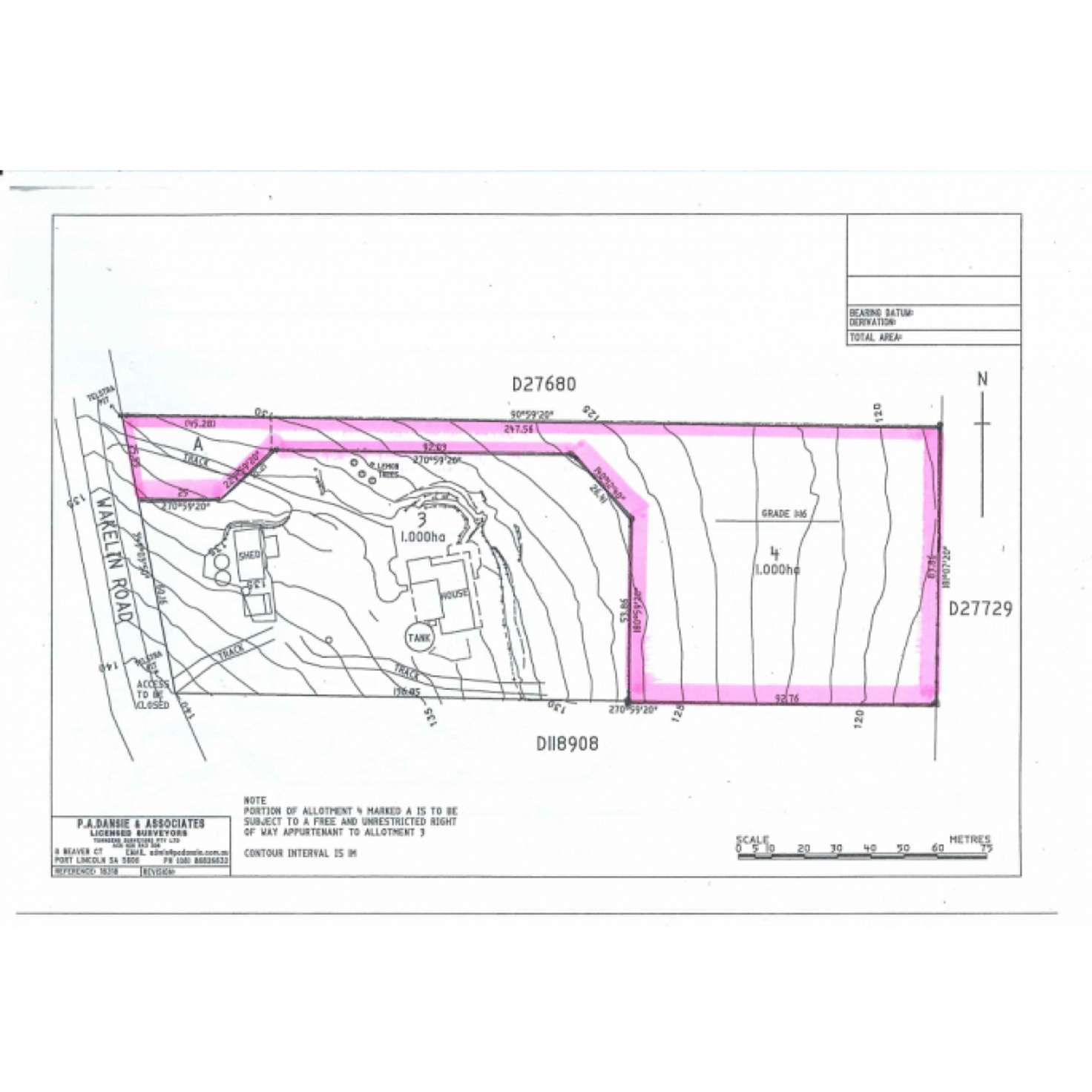 Floorplan of Homely residentialLand listing, LOT 4, 33-39 Wakelin Road, Boston SA 5607