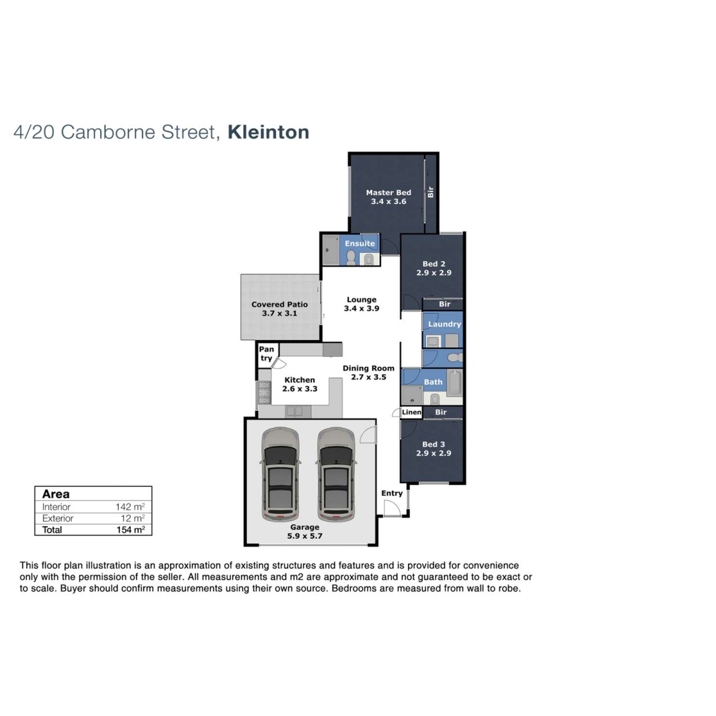Floorplan of Homely unit listing, 4/20 Camborne Street, Kleinton QLD 4352