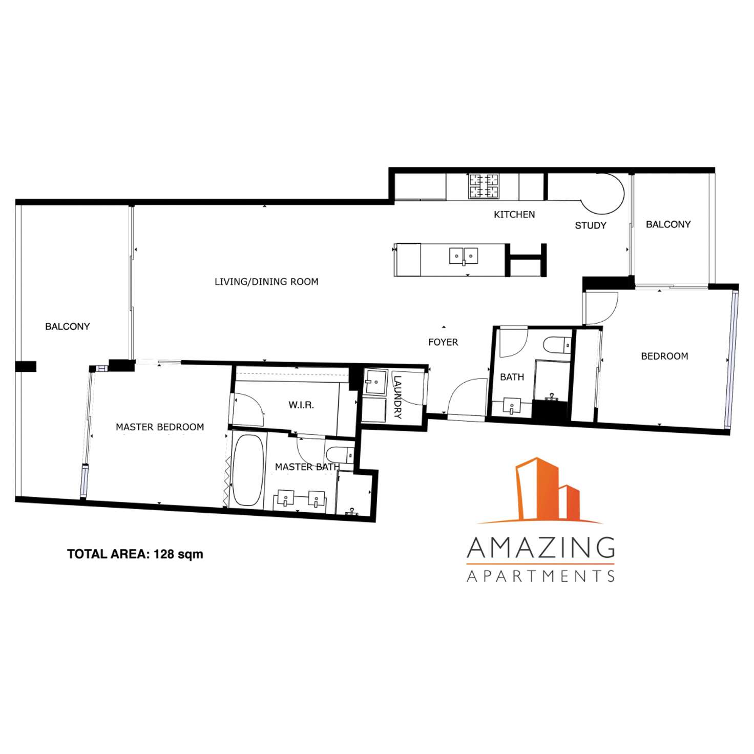 Floorplan of Homely apartment listing, 10 Pidgeon Close, West End QLD 4101