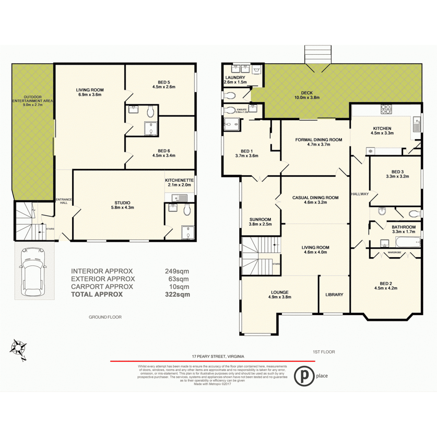 Floorplan of Homely house listing, 17 Peary Street, Northgate QLD 4013