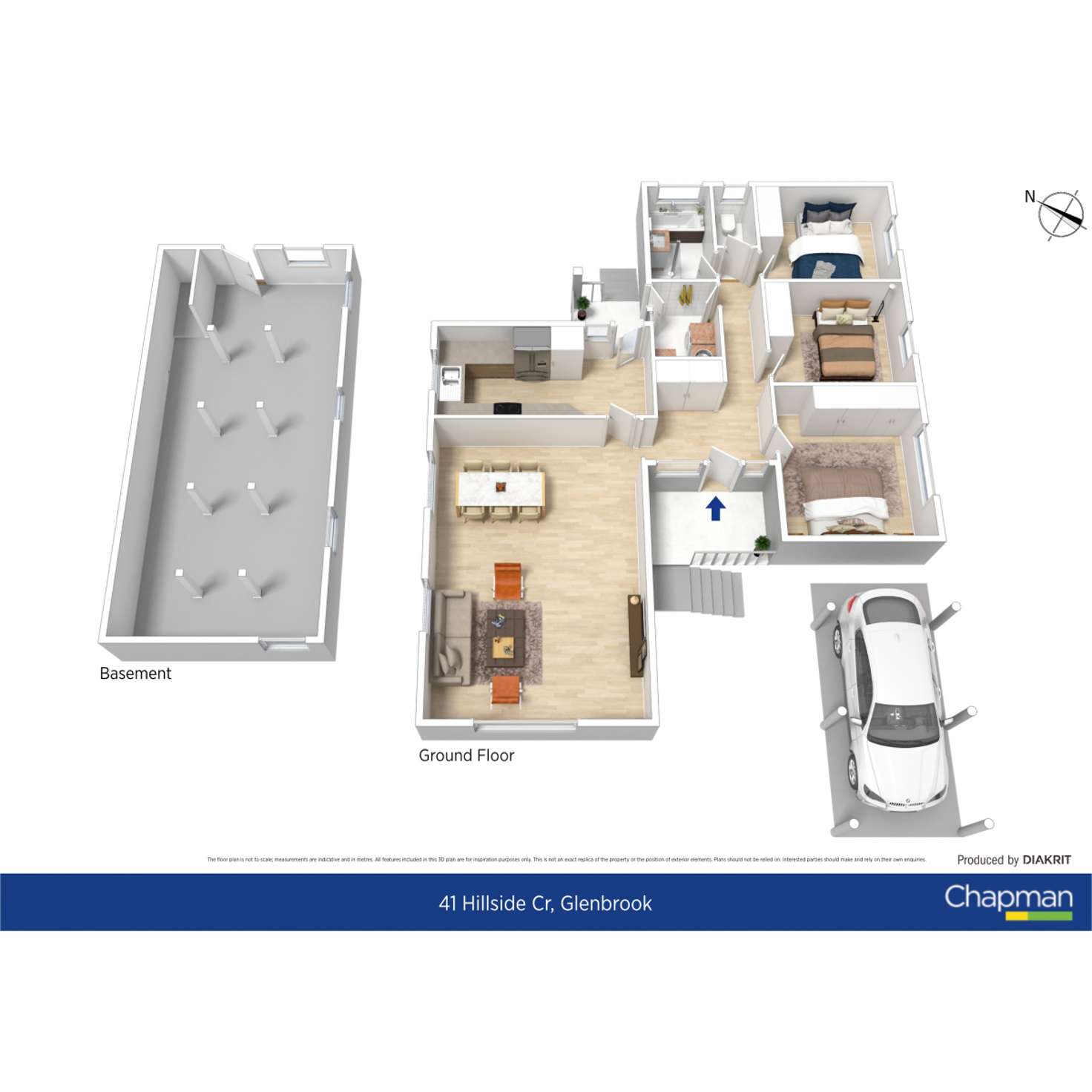 Floorplan of Homely house listing, 41 Hillside Crescent, Glenbrook NSW 2773