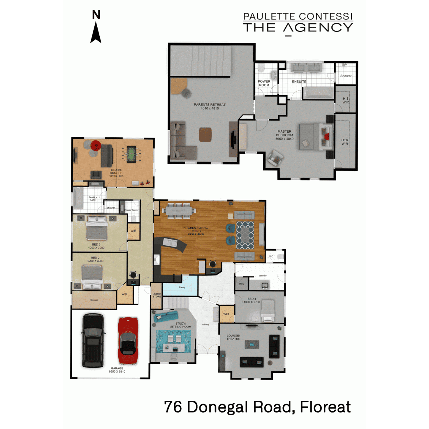 Floorplan of Homely house listing, 76 Donegal Road, Floreat WA 6014