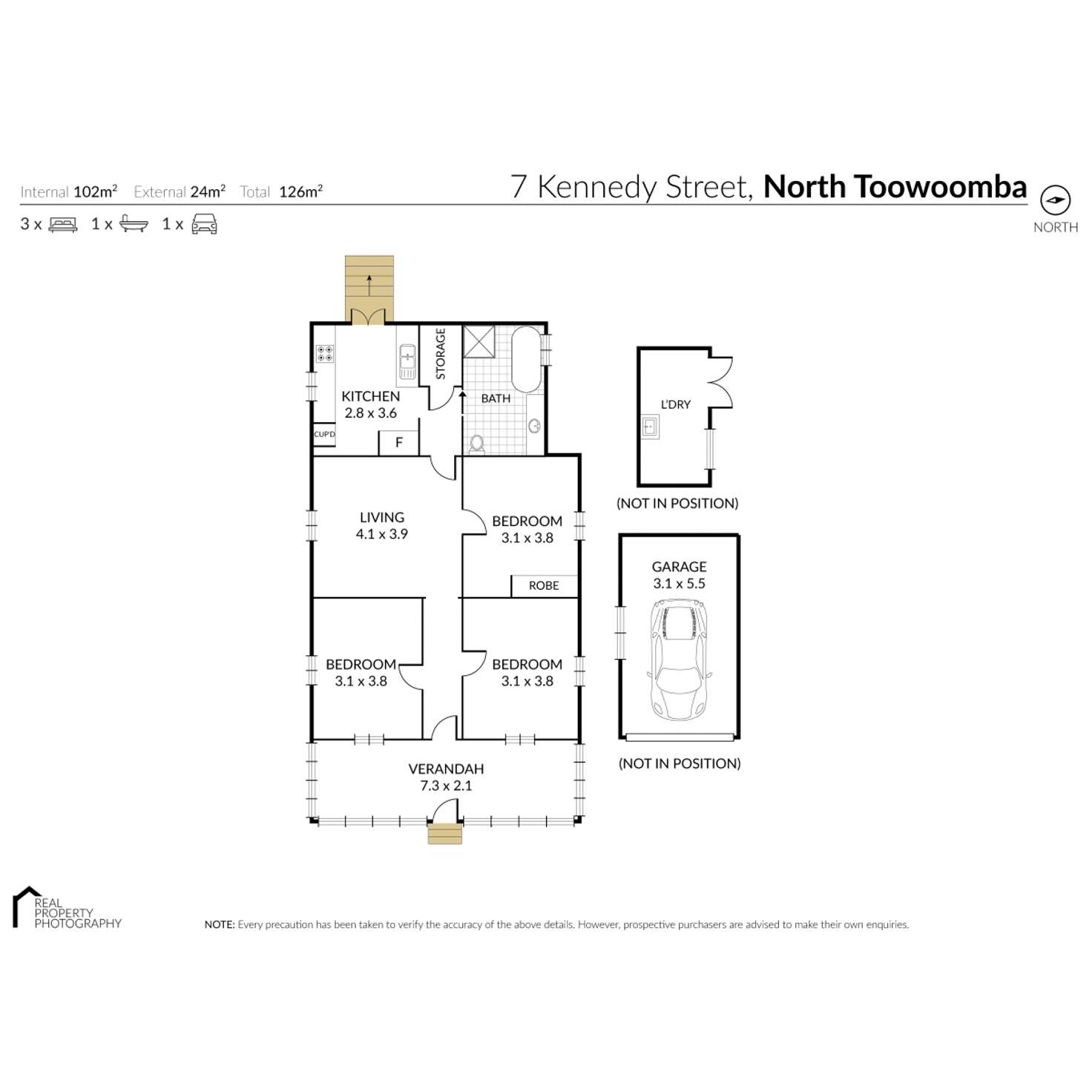 Floorplan of Homely house listing, 7 Kennedy Street, North Toowoomba QLD 4350