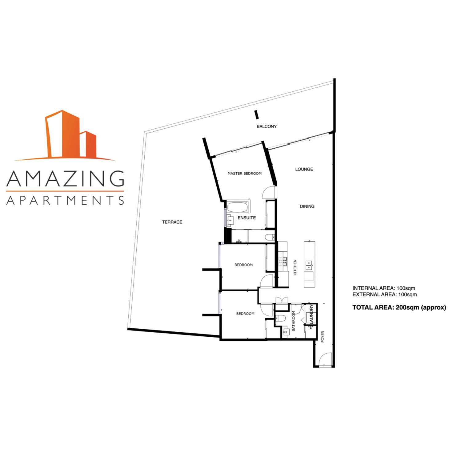 Floorplan of Homely apartment listing, 92 Quay Street, Brisbane City QLD 4000