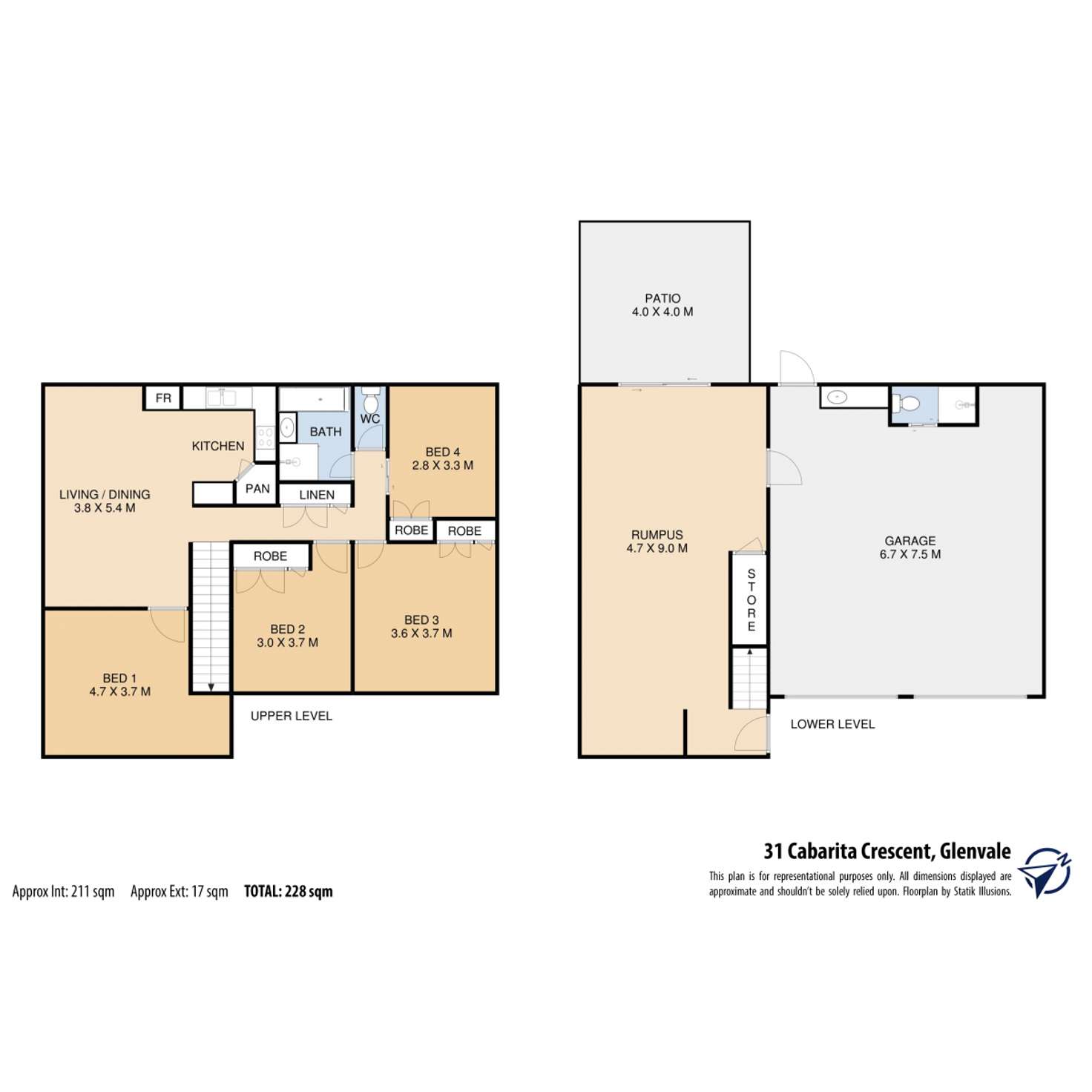 Floorplan of Homely house listing, 31 Cabarita Crescent, Glenvale QLD 4350