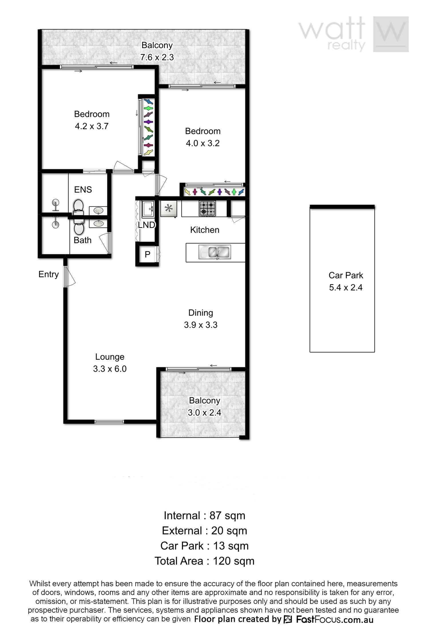 Floorplan of Homely apartment listing, 504/61-75 Buckland Road, Nundah QLD 4012