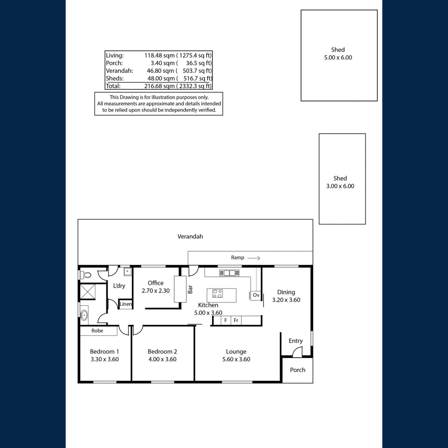 Floorplan of Homely house listing, 16 East Terrace, Brinkworth SA 5464