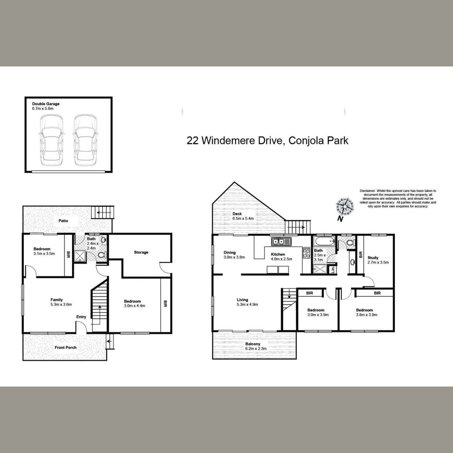 Floorplan of Homely house listing, 22 Windemere Drive, Conjola Park NSW 2539
