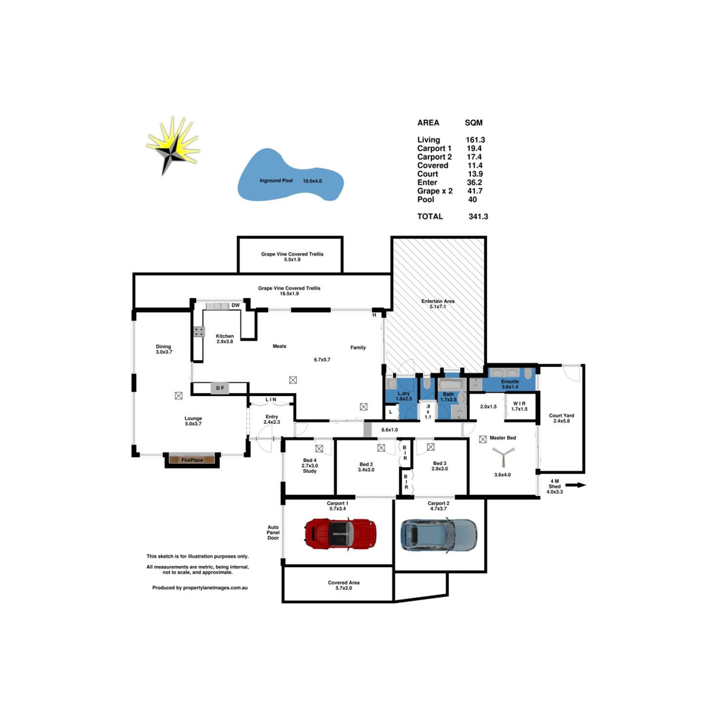 Floorplan of Homely house listing, 2 Wilkey Court, St Agnes SA 5097
