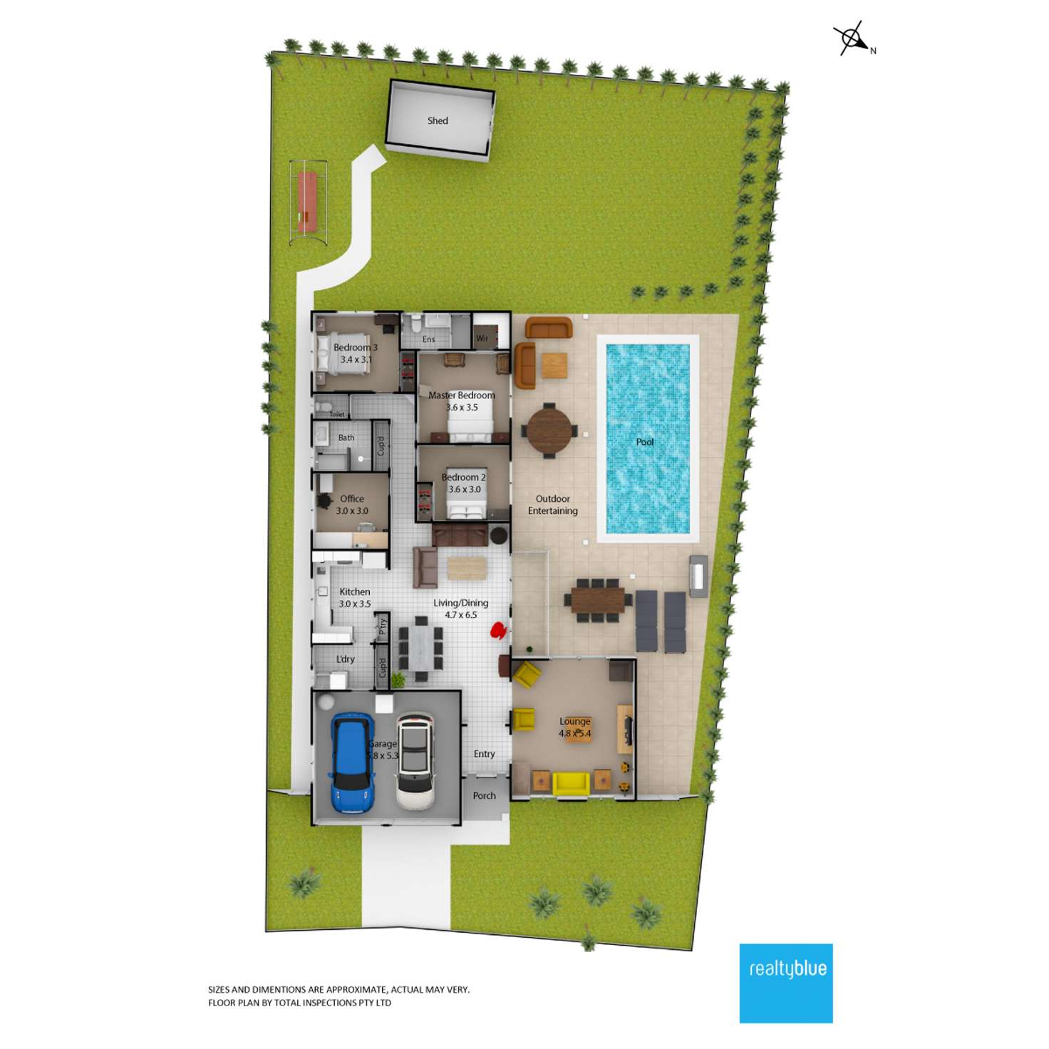 Floorplan of Homely house listing, 104 Barrier Reef Drive, Mermaid Waters QLD 4218