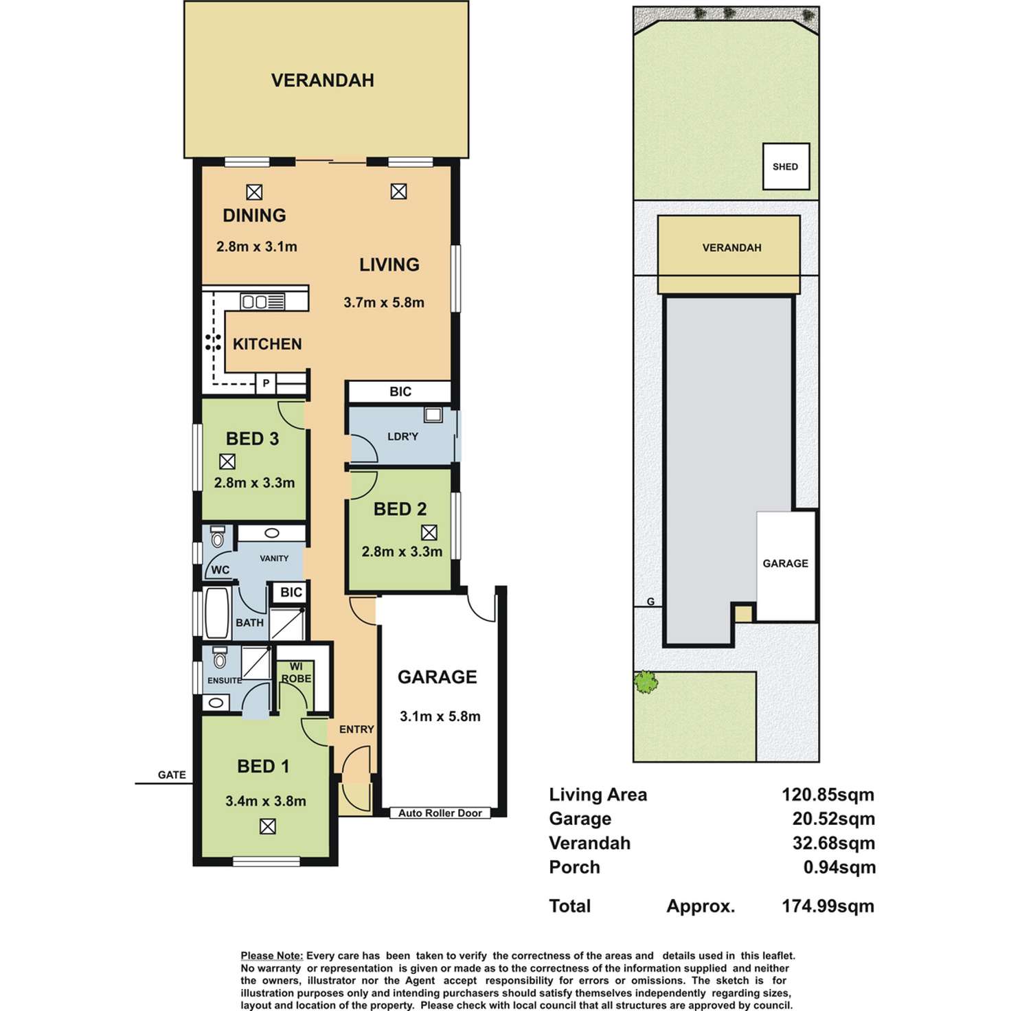 Floorplan of Homely house listing, 11a Kanowna Street, Gilles Plains SA 5086