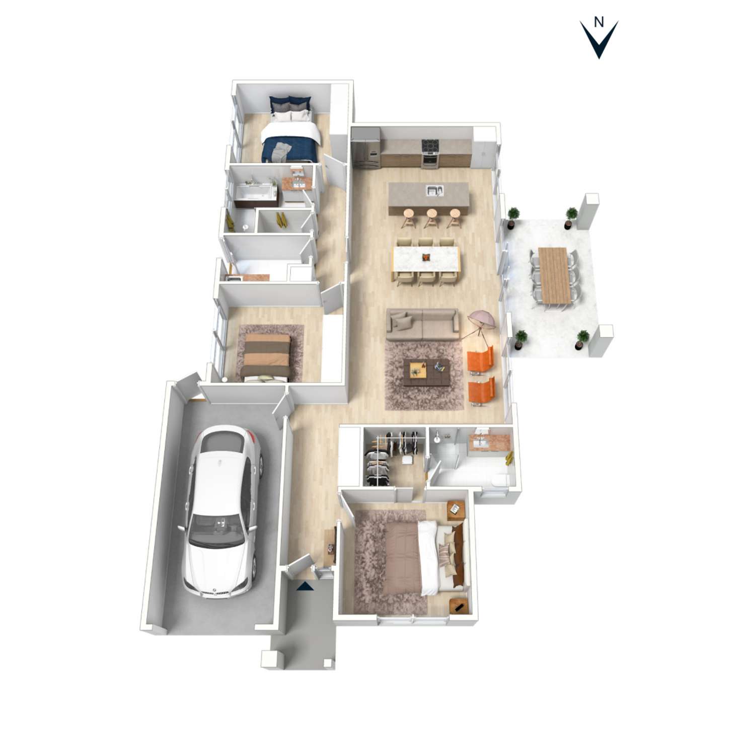 Floorplan of Homely house listing, 4A Lyme Court, Capel Sound VIC 3940