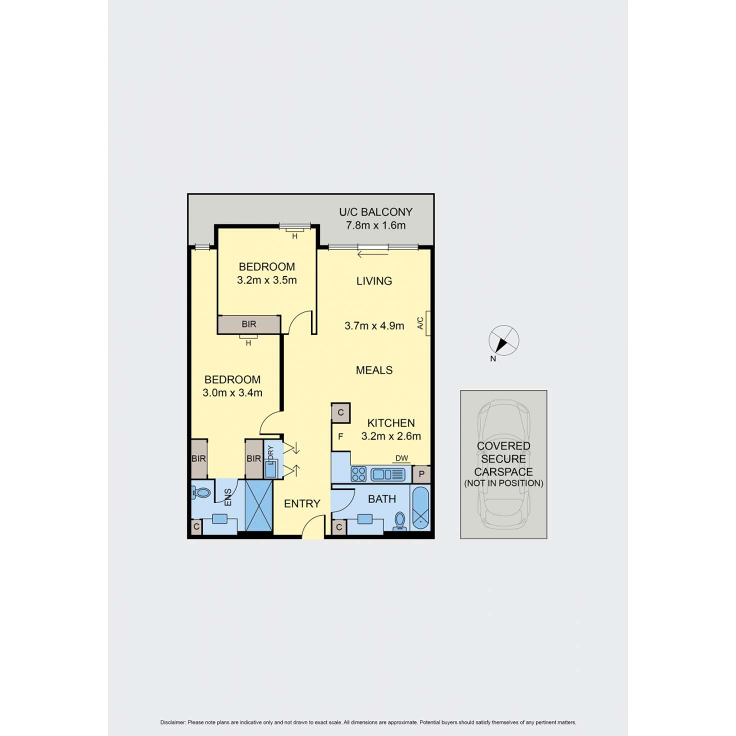 Floorplan of Homely apartment listing, 16/42 Eucalyptus Drive, Maidstone VIC 3012