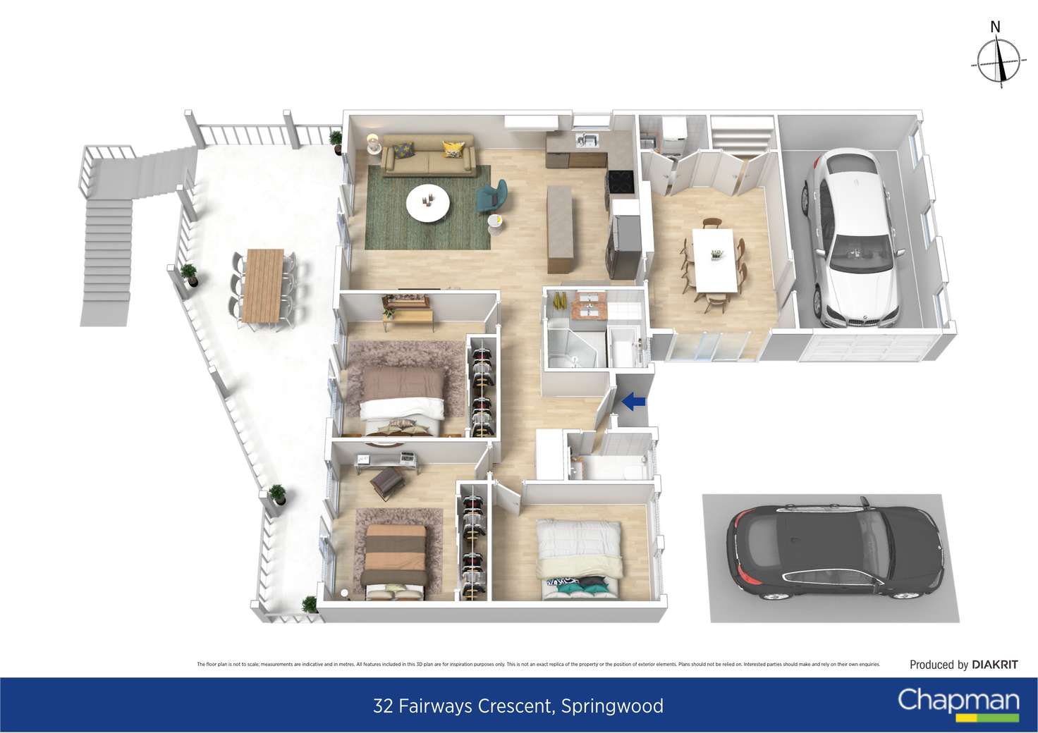 Floorplan of Homely house listing, 32 Fairways Crescent, Springwood NSW 2777