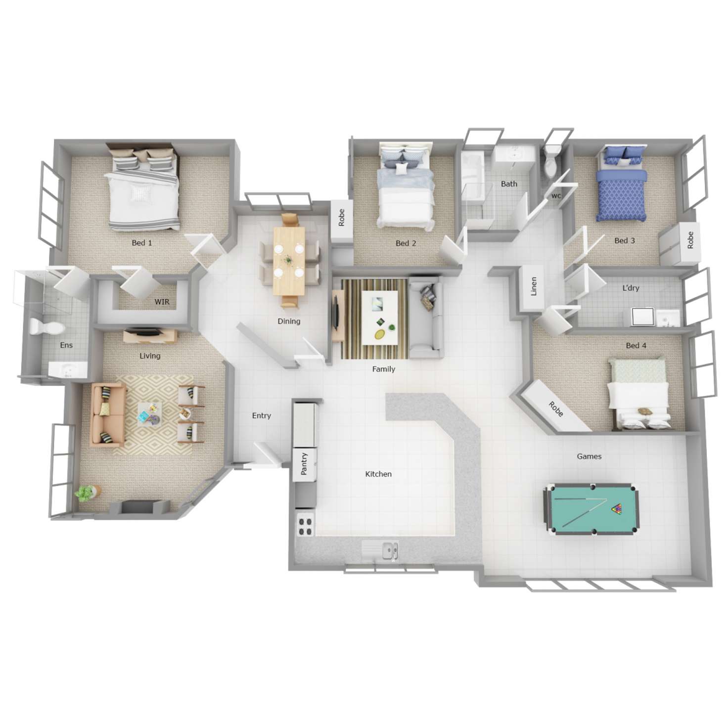 Floorplan of Homely house listing, 75 Wallangarra Drive, Bedfordale WA 6112