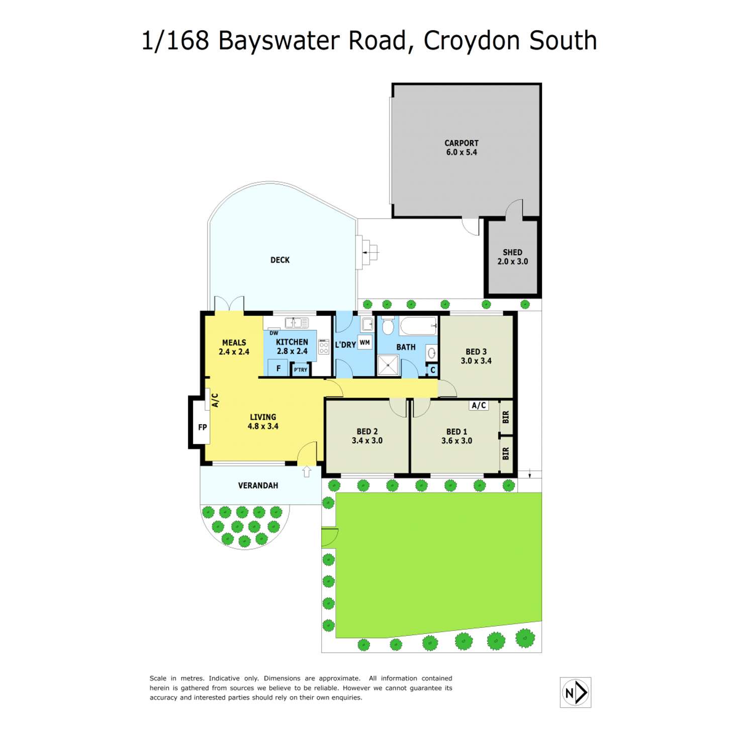 Floorplan of Homely house listing, 1/168 Bayswater Road, Croydon South VIC 3136
