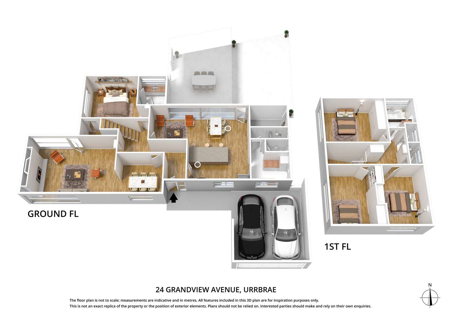 Floorplan of Homely house listing, 24 Grandview Avenue, urrbrae SA 5064