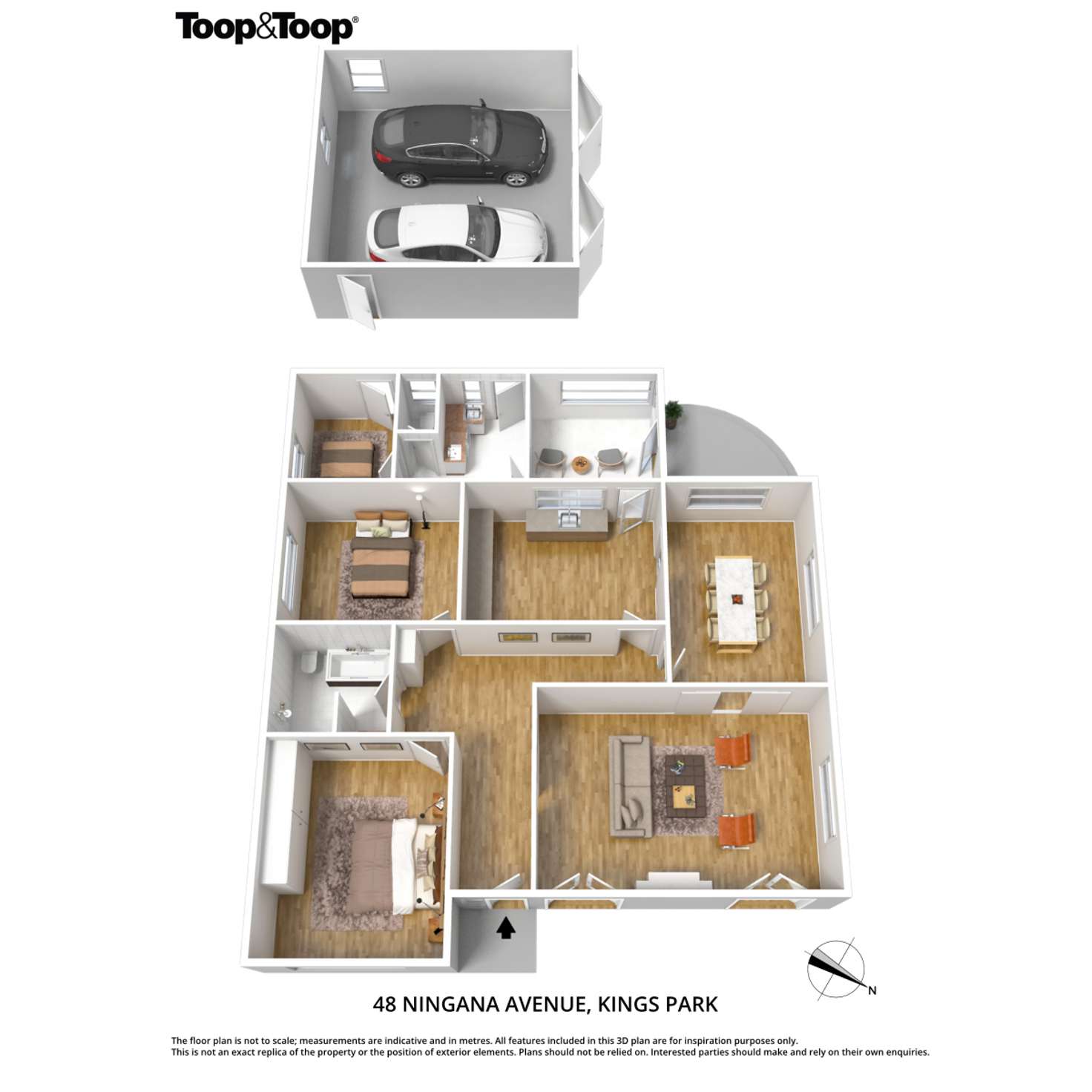 Floorplan of Homely house listing, 48 Ningana Avenue, Kings Park SA 5034