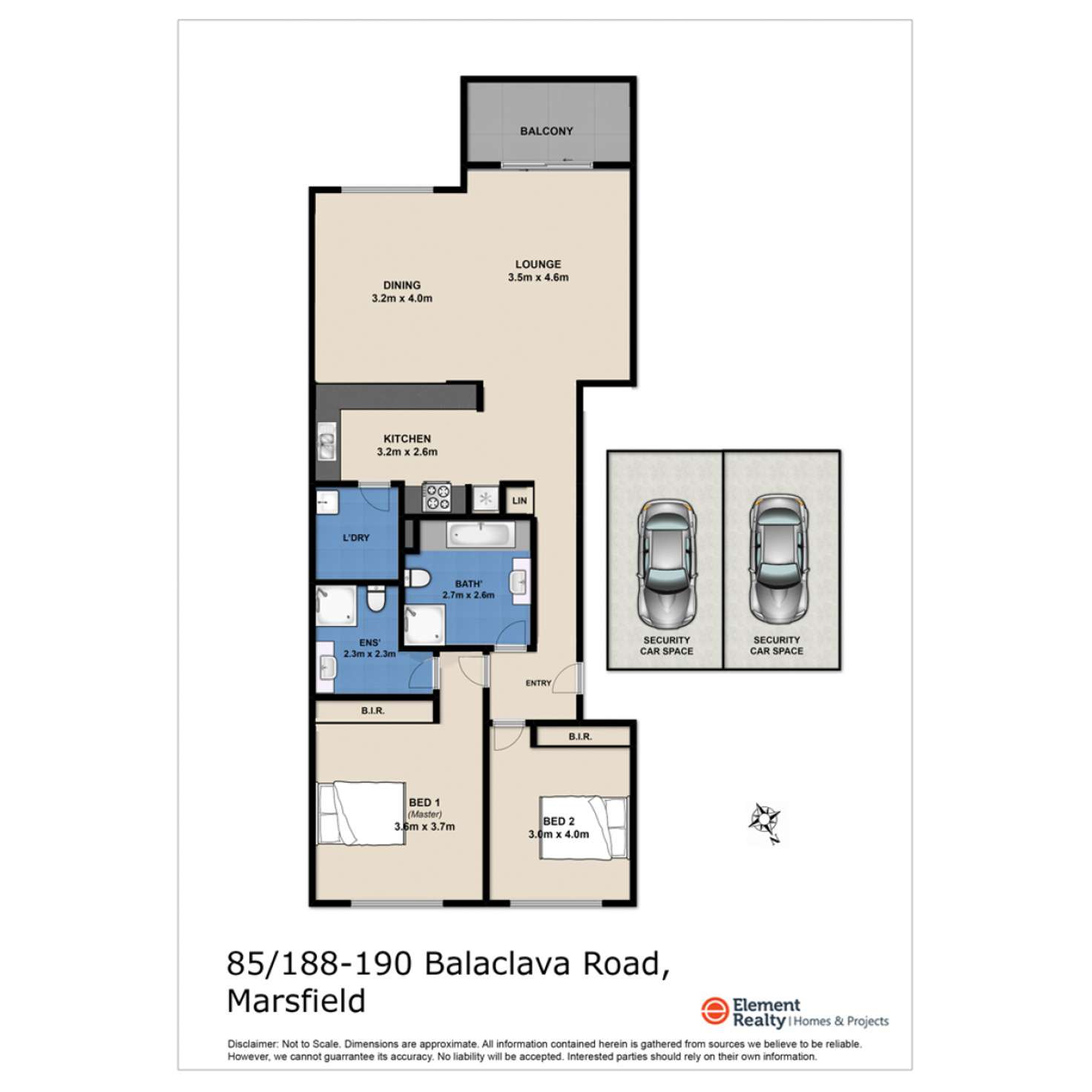 Floorplan of Homely unit listing, 85/188-190 Balaclava Road, Marsfield NSW 2122