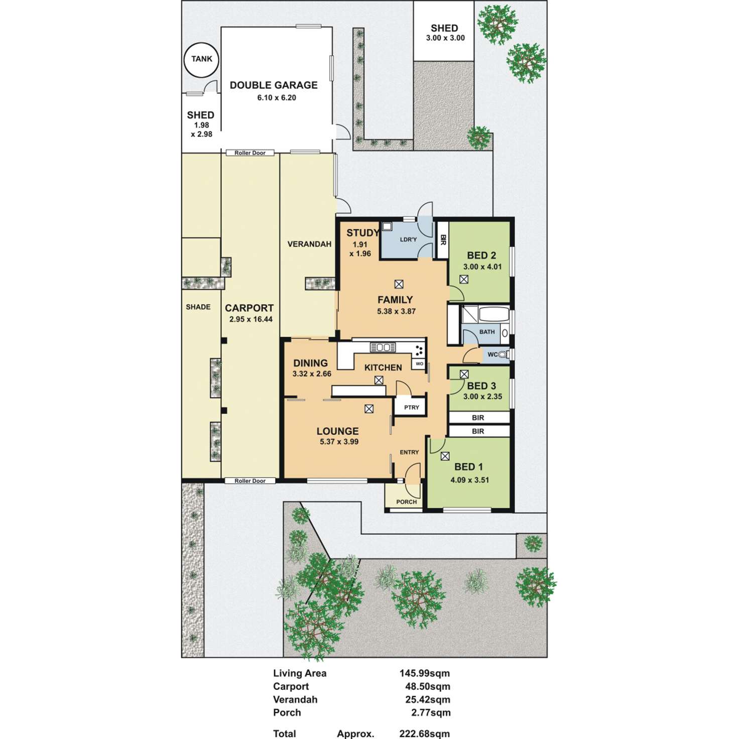 Floorplan of Homely house listing, 72 Kestral Way, Modbury Heights SA 5092